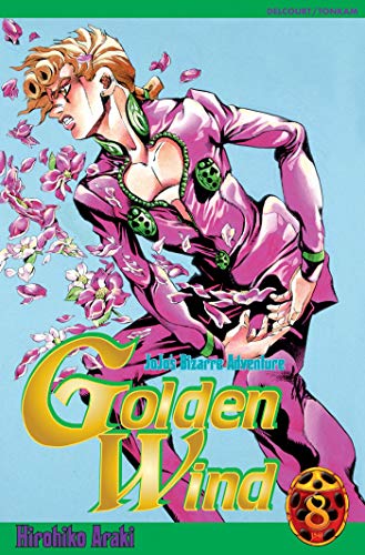 jaquette album Jojo's bizarre adventure - Golden Wind - Tome 8 : La contre-attaque de Gold Experience