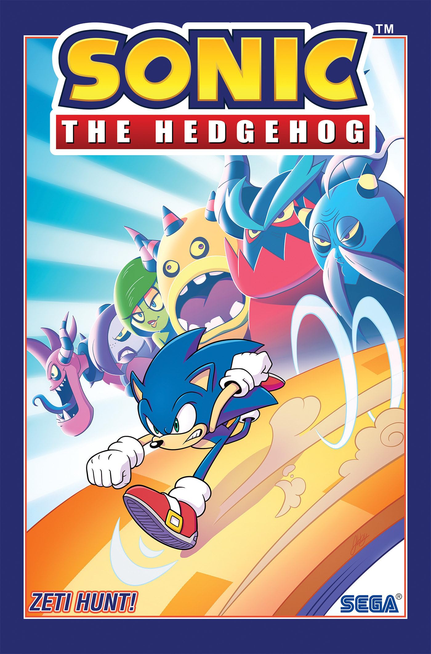 jaquette album Sonic the Hedgehog, Vol. 11: Zeti Hunt!