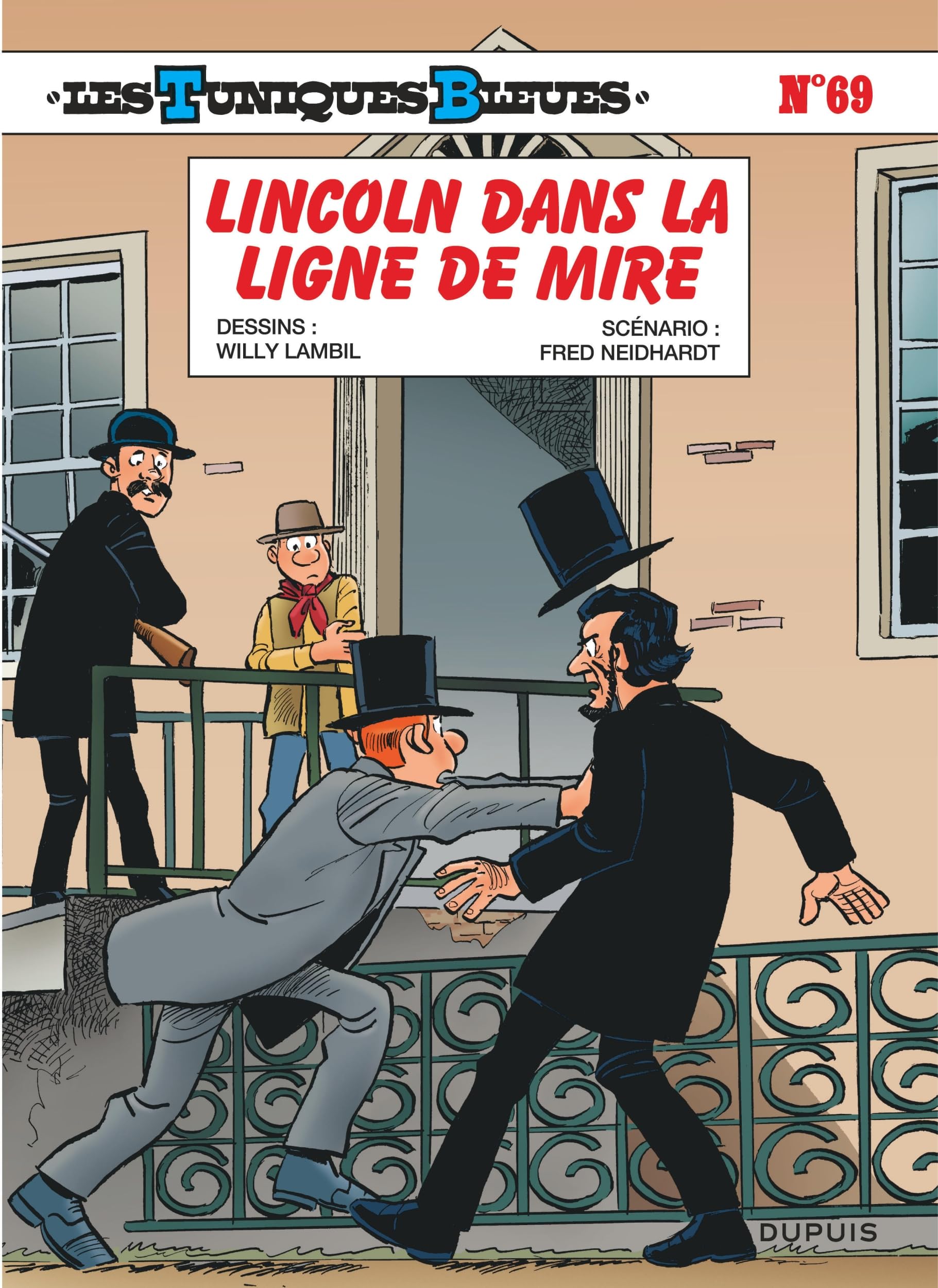 jaquette album Les Tuniques Bleues - Tome 69 - Lincoln dans la ligne de mire