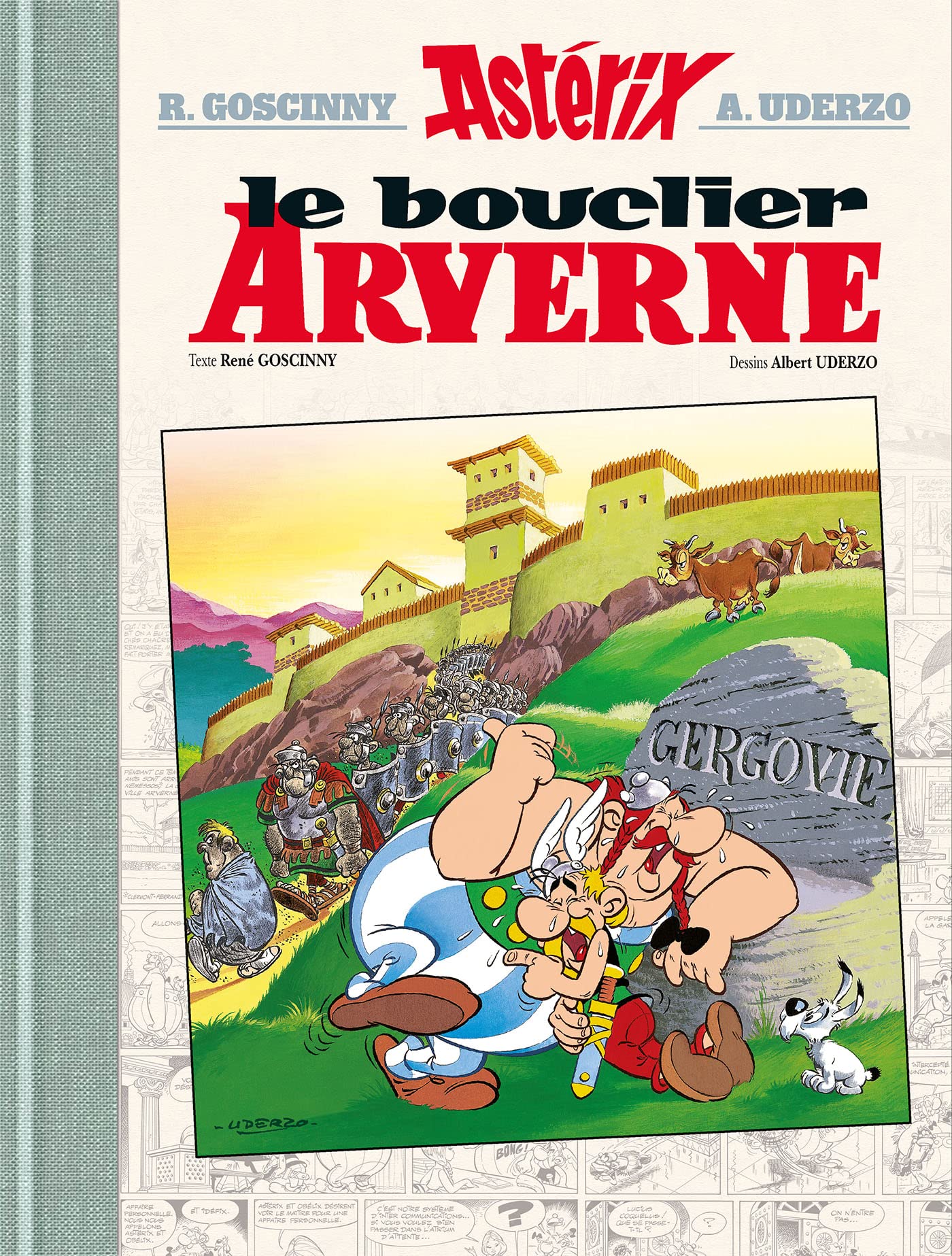 jaquette album Astérix - Le Bouclier arverne - n°11 version luxe
