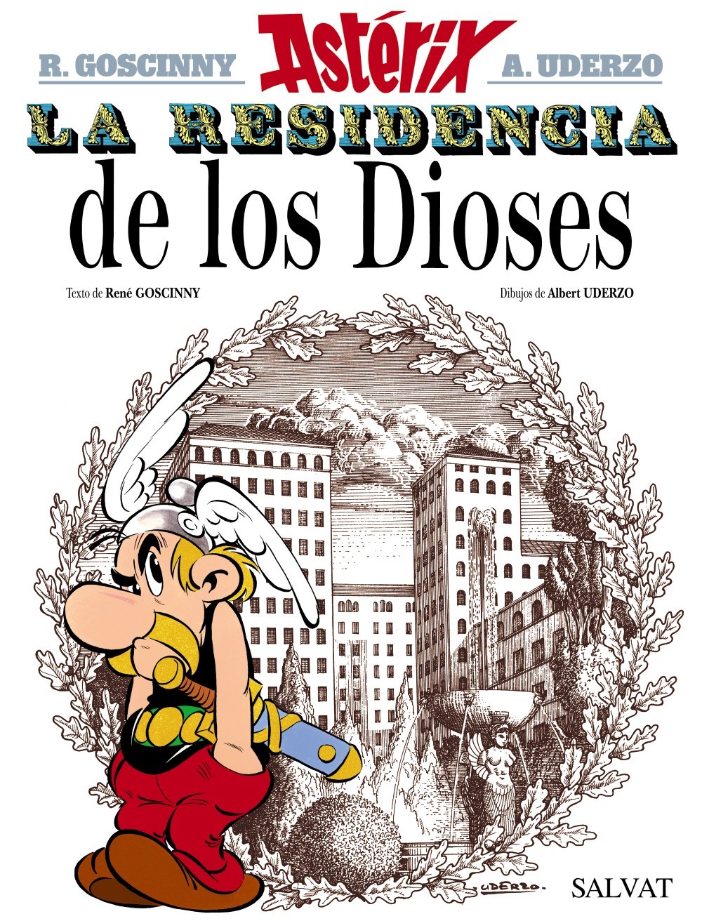 jaquette livre Asterix in Spanish: Asterix y la residencia de los Dioses