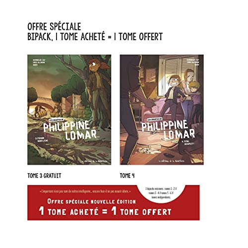 jaquette album Les Enquêtes De Philippine Lomar Tome 4 - Total Respect ! - Avec Les Enquêtes De Philippine Lomar Tome 3, Poison Dans L'eau Offert