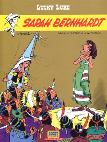 jaquette album Lucky Luke Tome 19 : Sarah Bernhardt