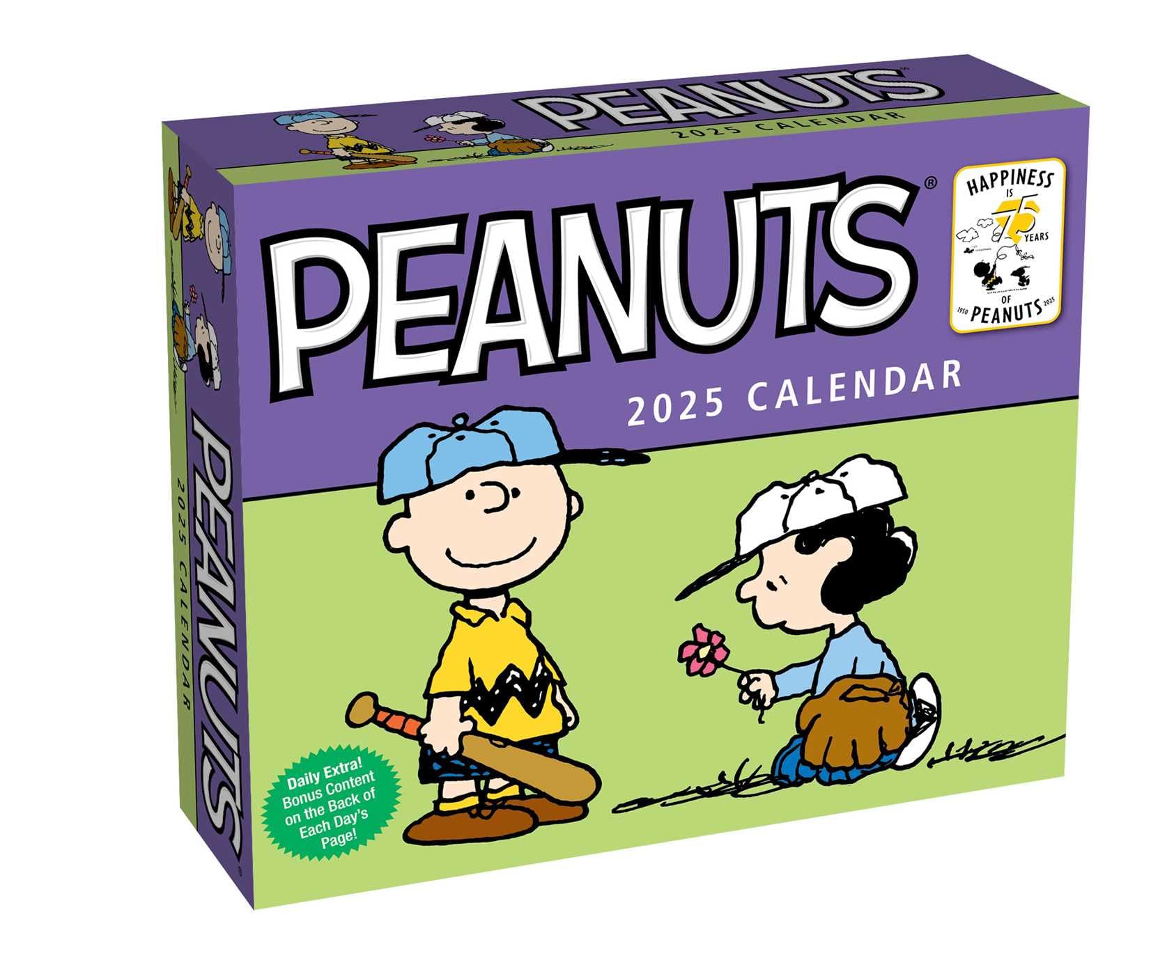 jaquette livre Peanuts 2025 Day-to-Day Calendar
