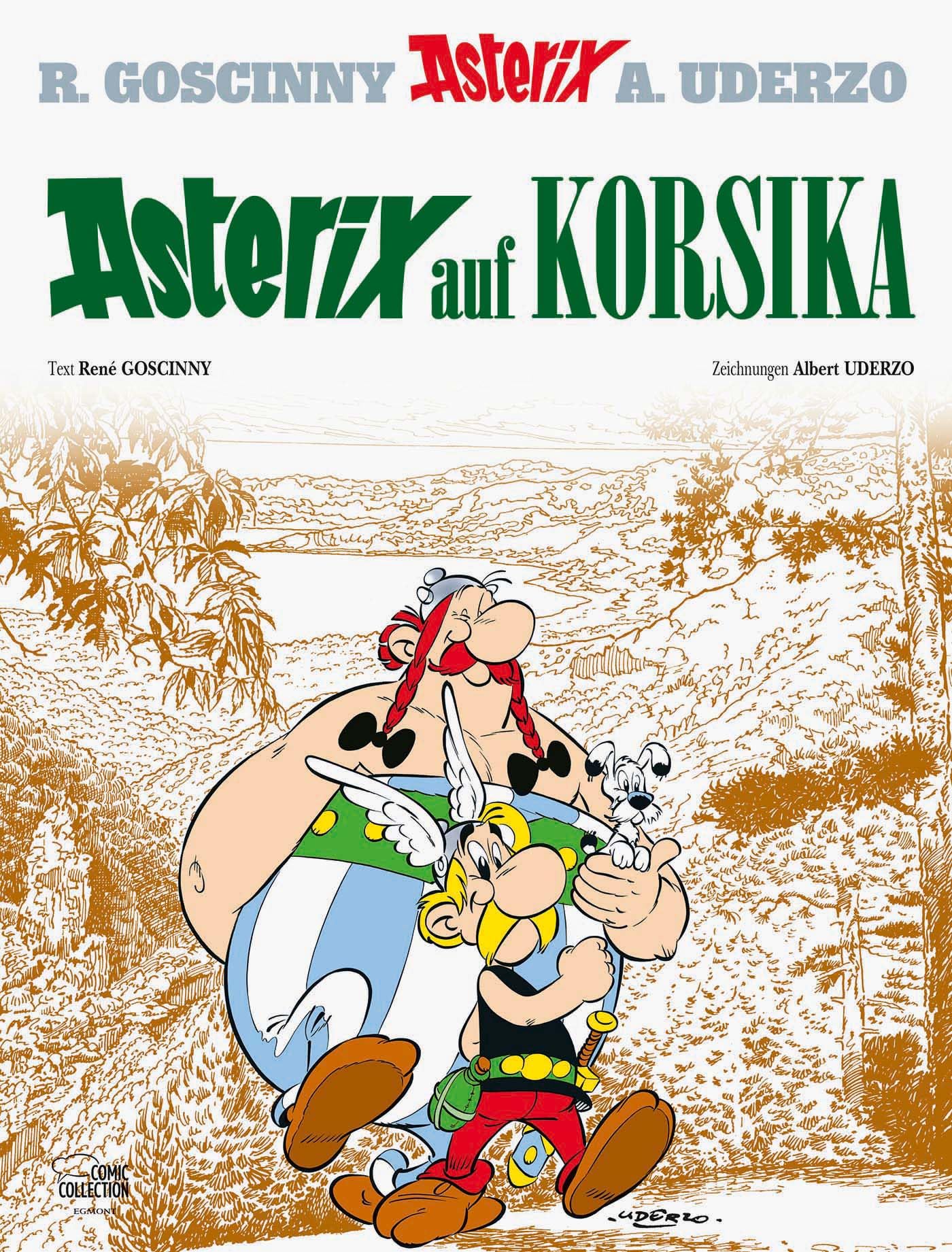 jaquette album Asterix in German: Asterix auf Korsika