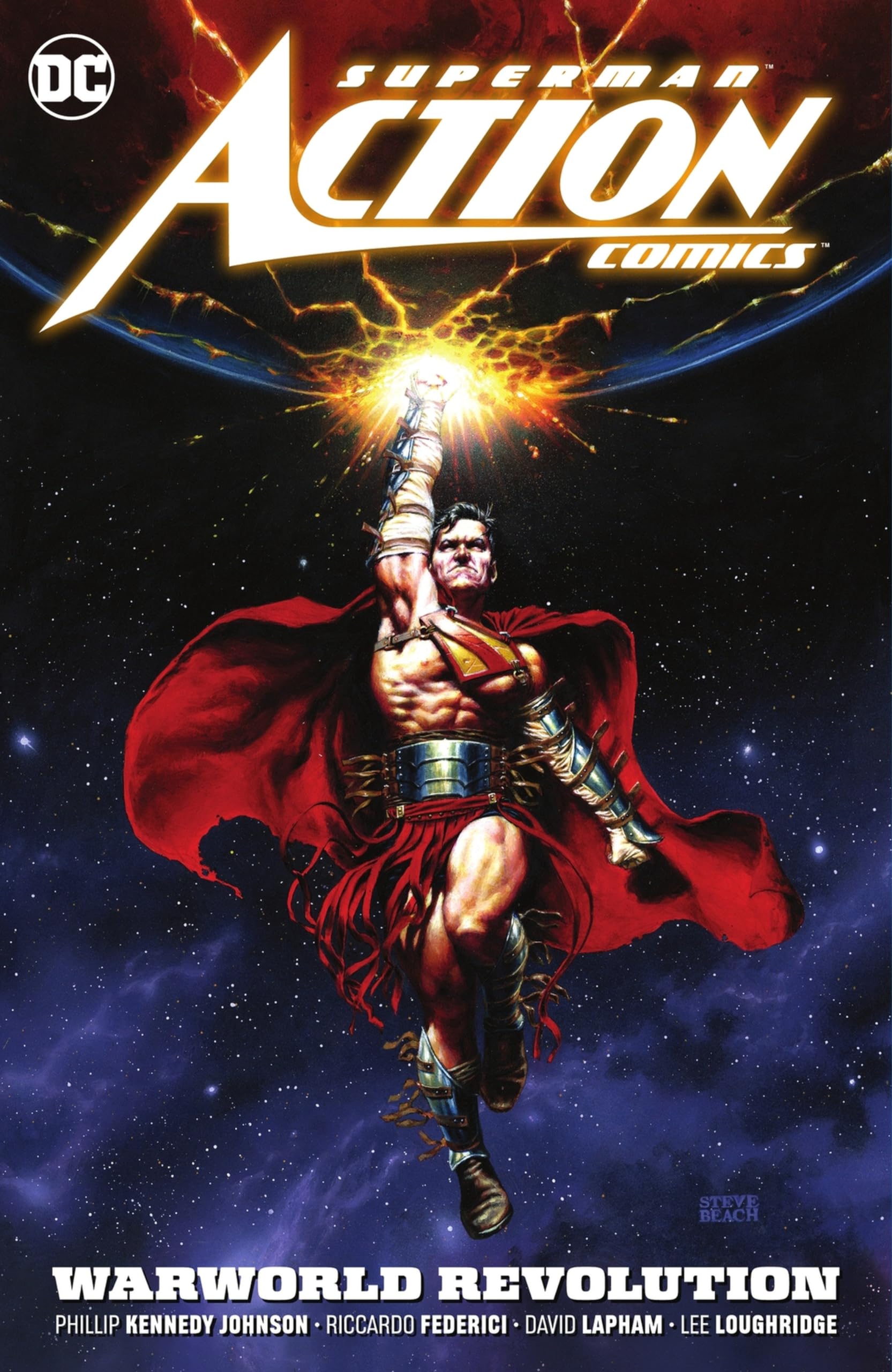 jaquette album Superman: Action Comics Vol. 3: Warworld Revolution