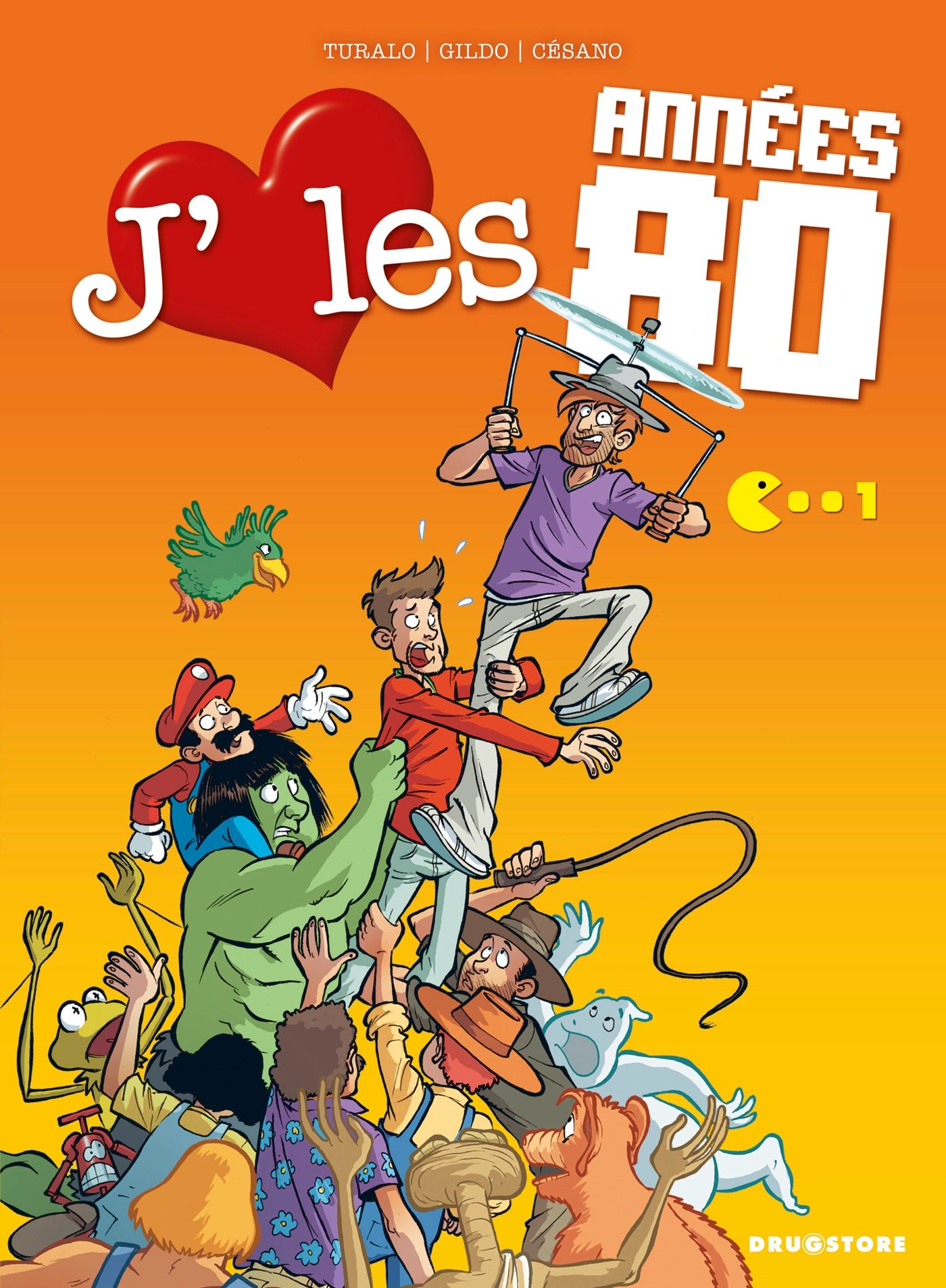 jaquette album J'aime les années 80 - Tome 01: Gadgets à gogo !