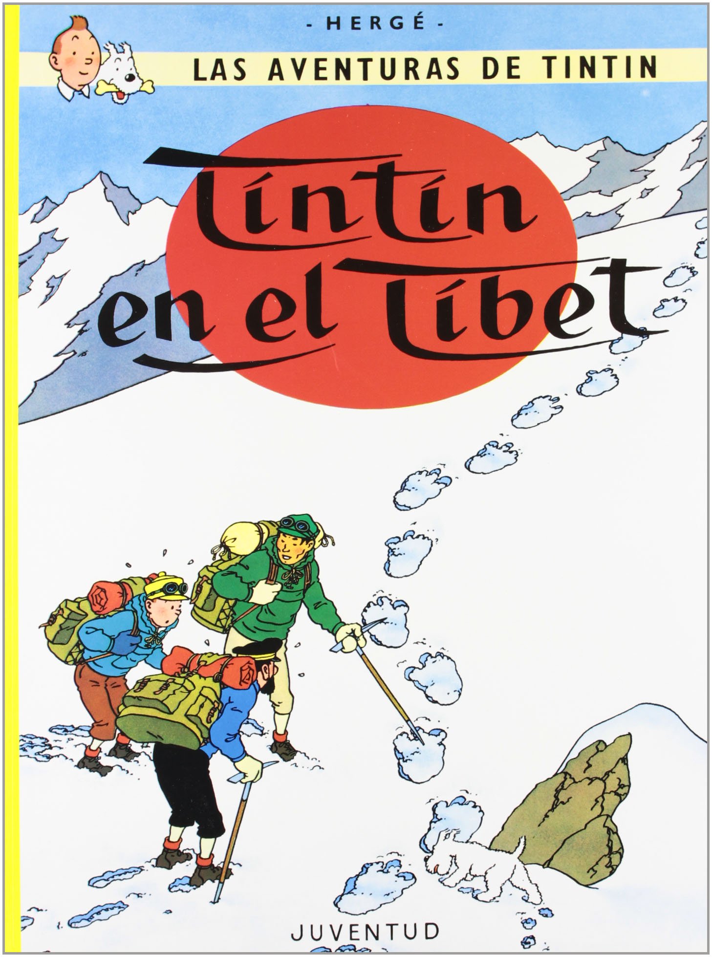 jaquette album Tintin En El Tibet