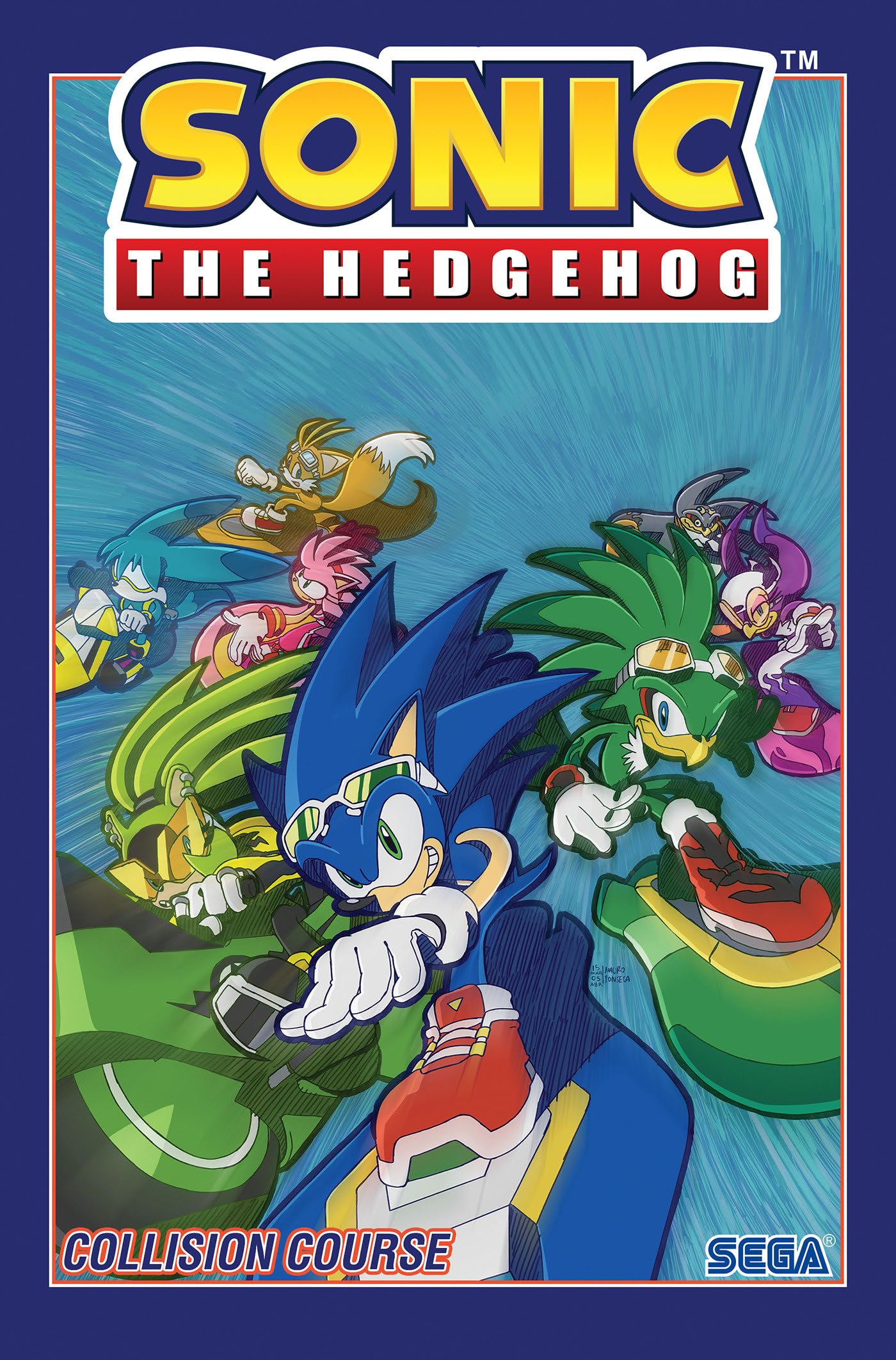 jaquette album Sonic the Hedgehog, Vol. 19: Collision Course