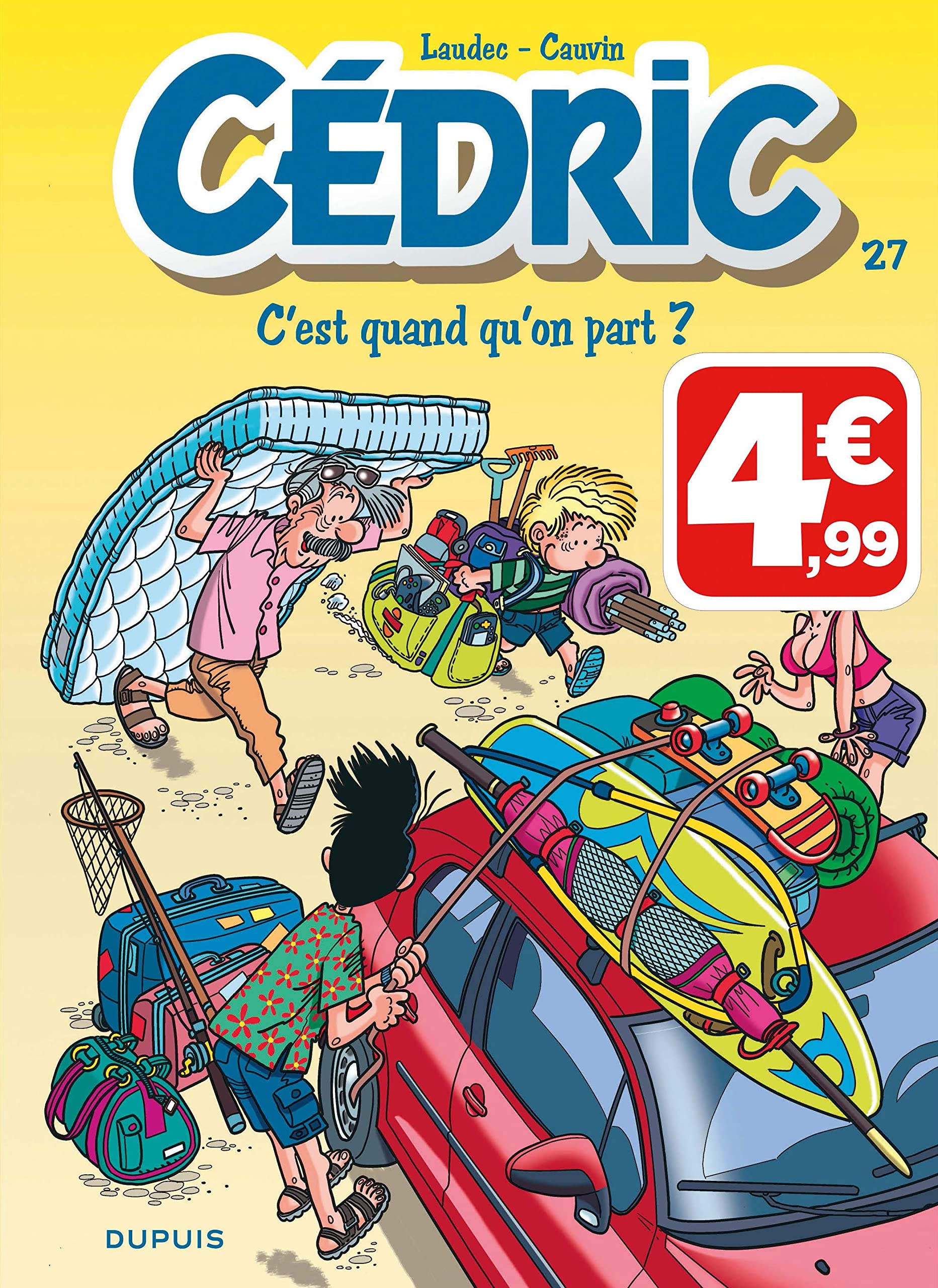 jaquette album Cédric - Tome 27 - C'est quand qu'on part ? (Indispensables)