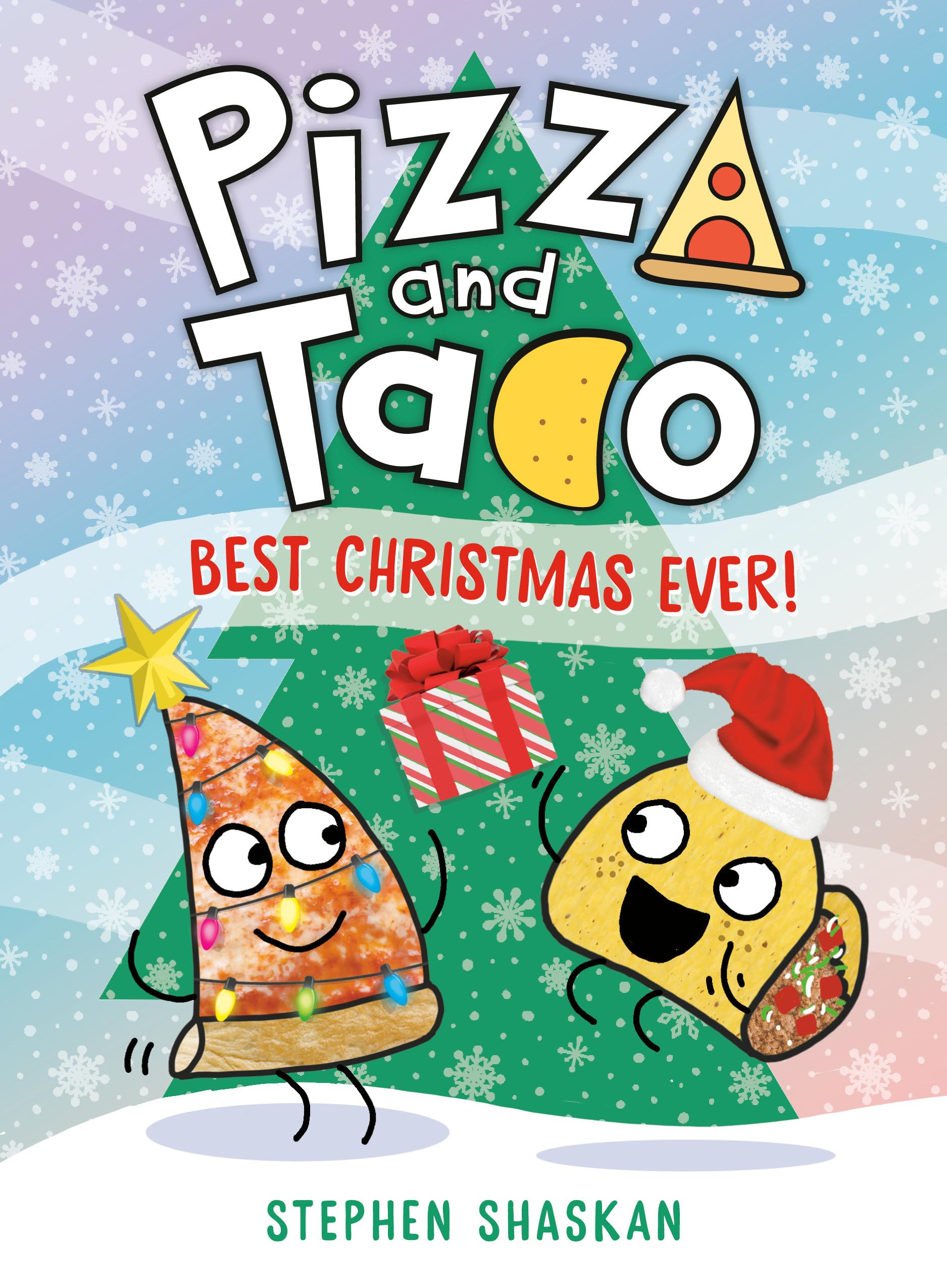 jaquette album Pizza and Taco: Best Christmas Ever!: (A Graphic Novel)