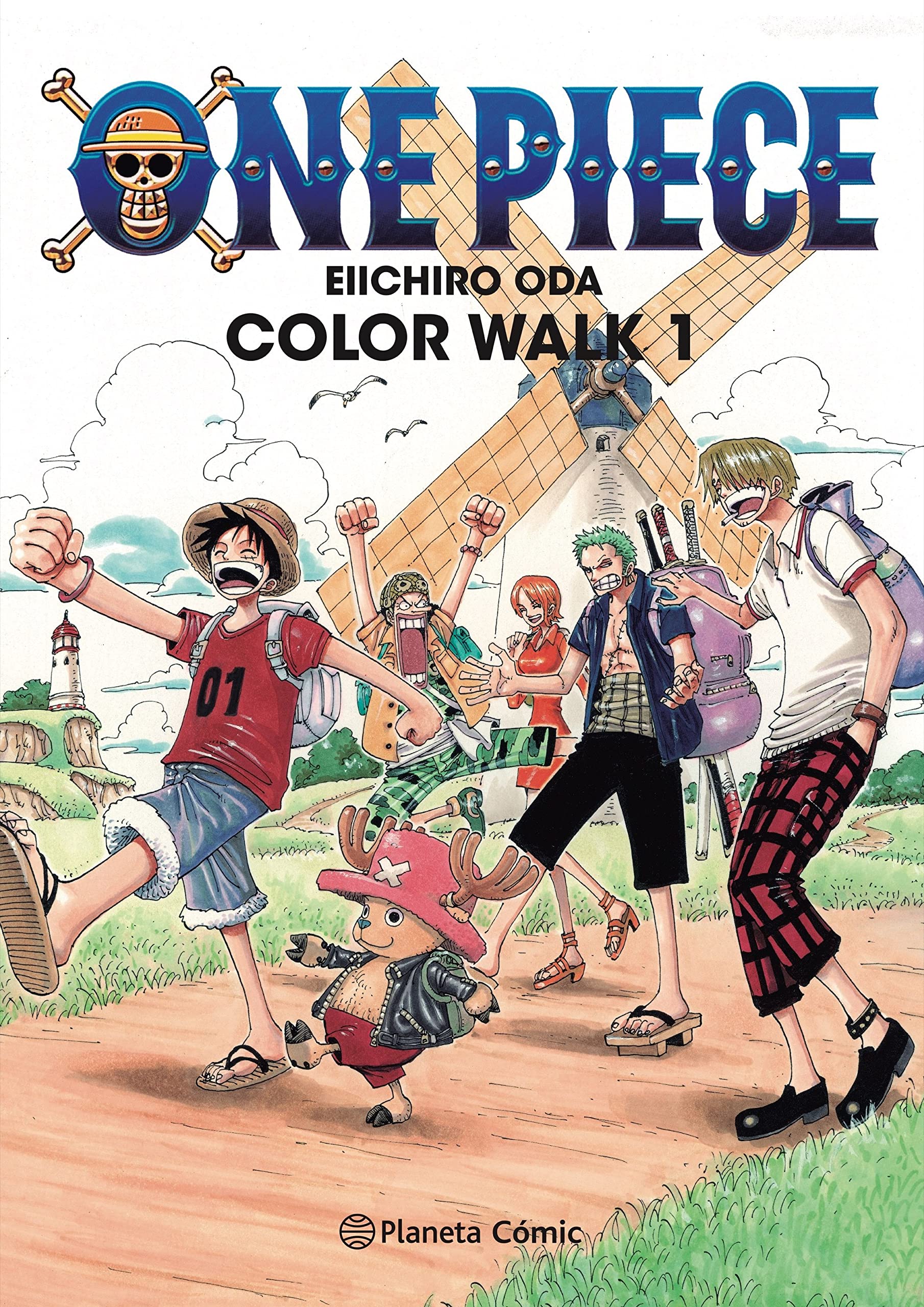 jaquette album One Piece Color Walk nº 01