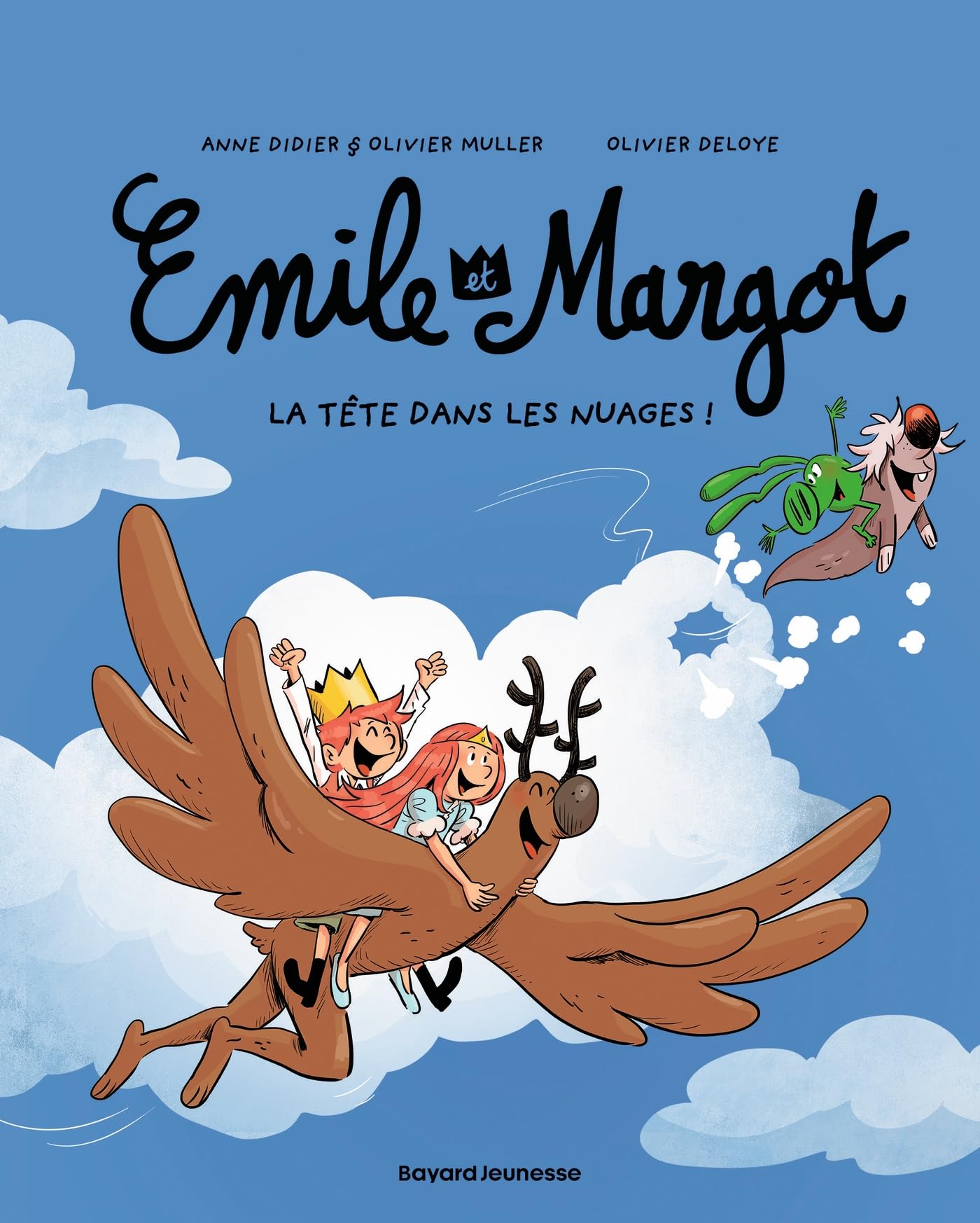 jaquette album Émile et Margot, Tome 15: La tête dans les nuages