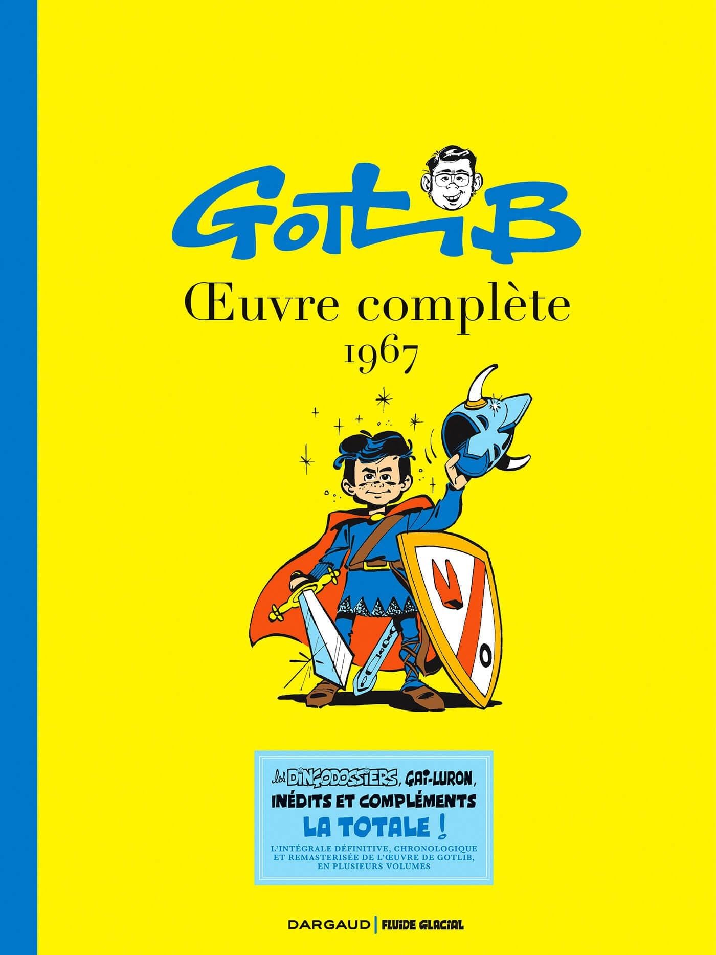 jaquette album Gotlib OEuvre complète 1967 (intégrale Dargaud / Fluide Glacial) - édition spéciale CBD