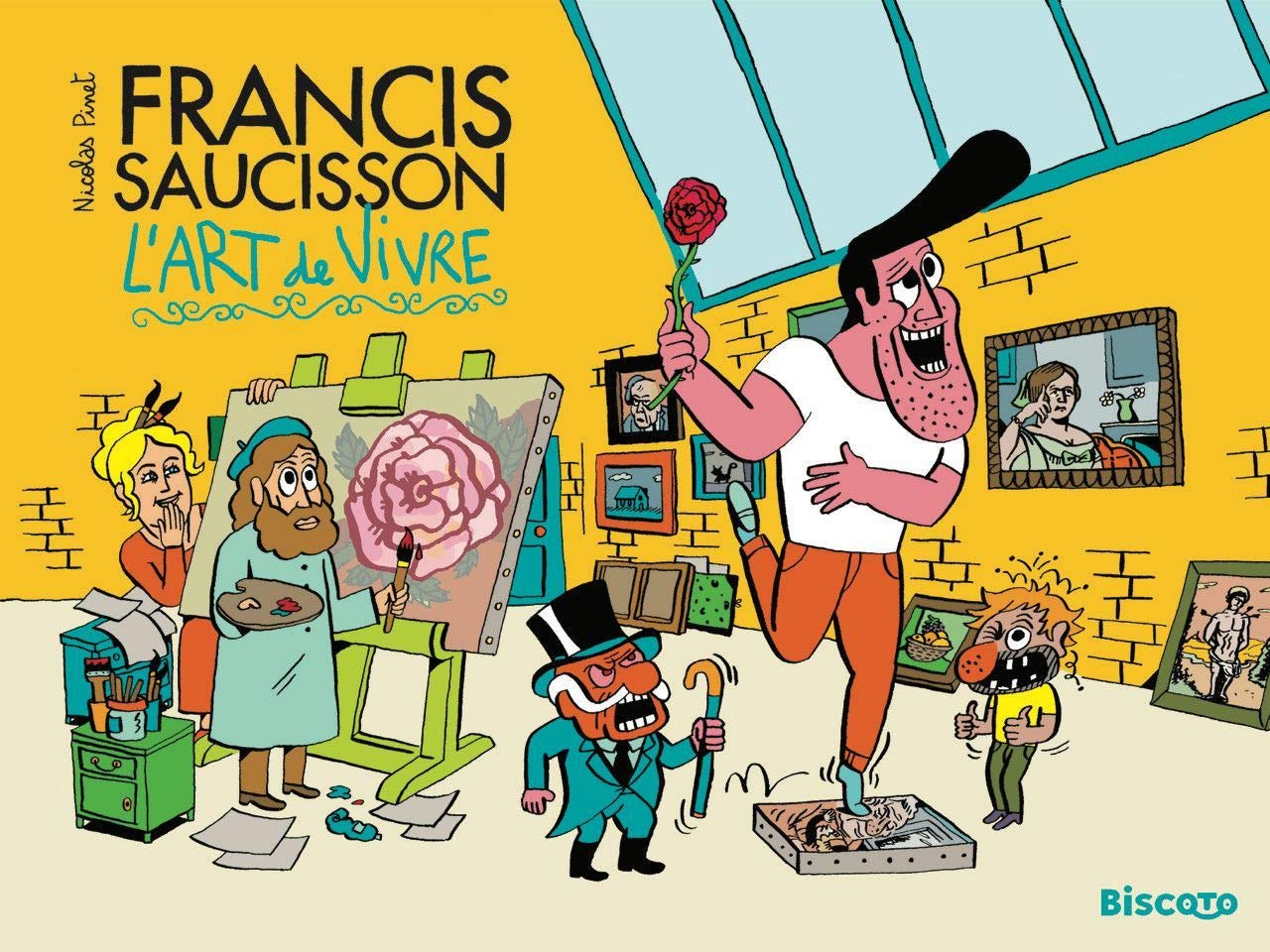 jaquette album Francis Saucisson et l'art de vivre