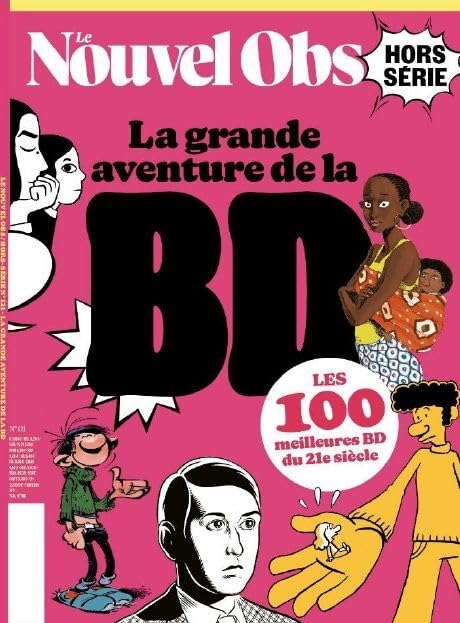 jaquette album Le Nouvel Obs HS n°121 : La grande aventure de la BD - Automne 2025
