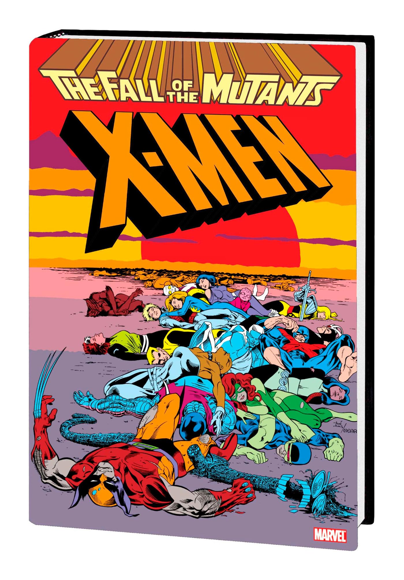 jaquette livre X-Men: Fall Of The Mutants Omnibus