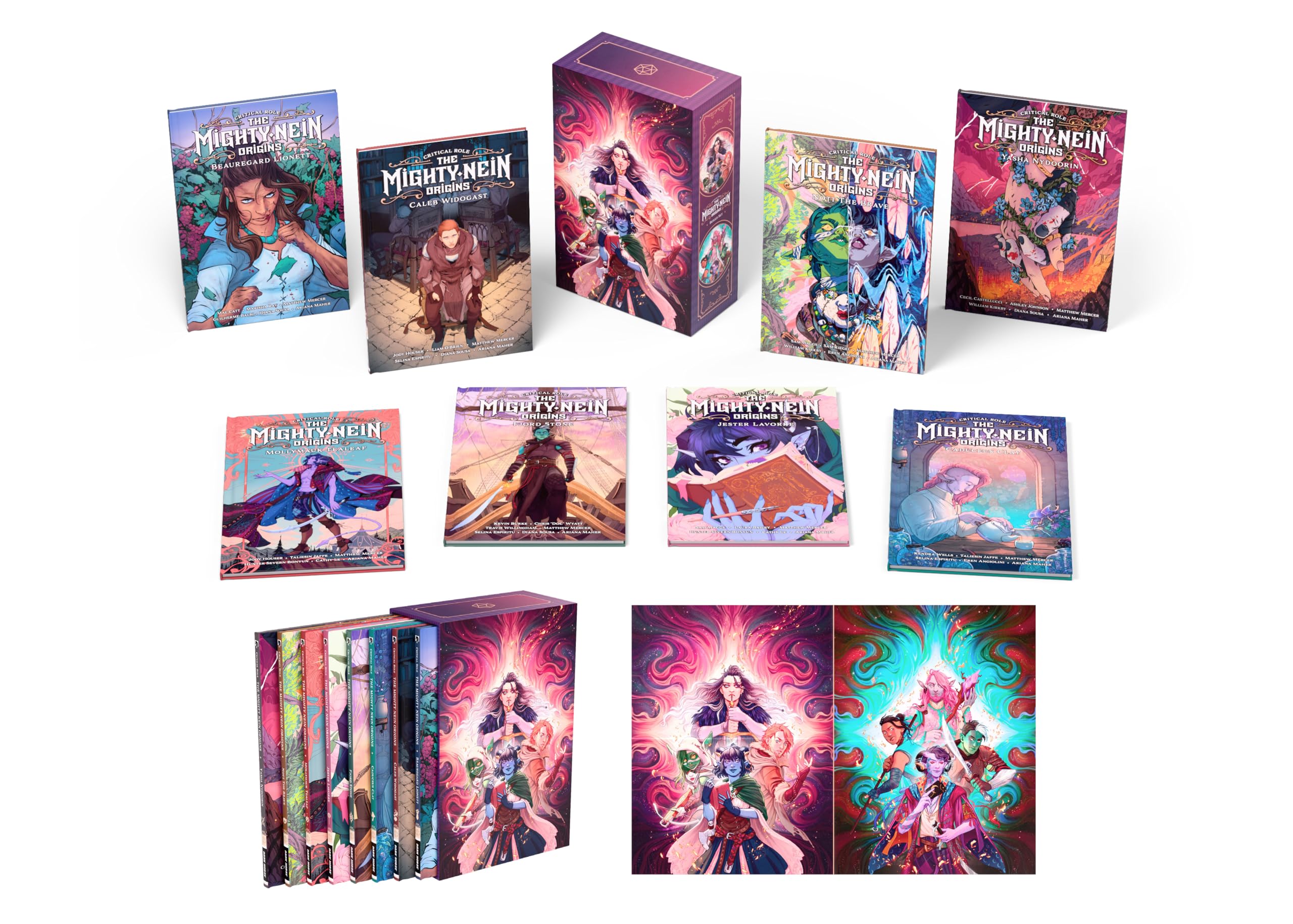 jaquette album Critical Role: The Mighty Nein Origins Boxed Set