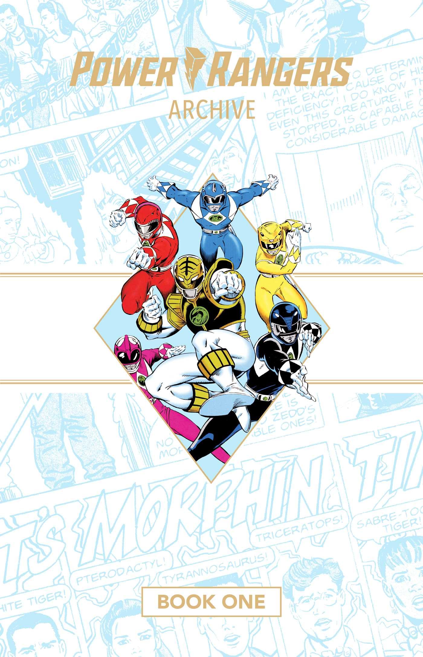 jaquette album Power Rangers Archive Book One Deluxe Edition HC