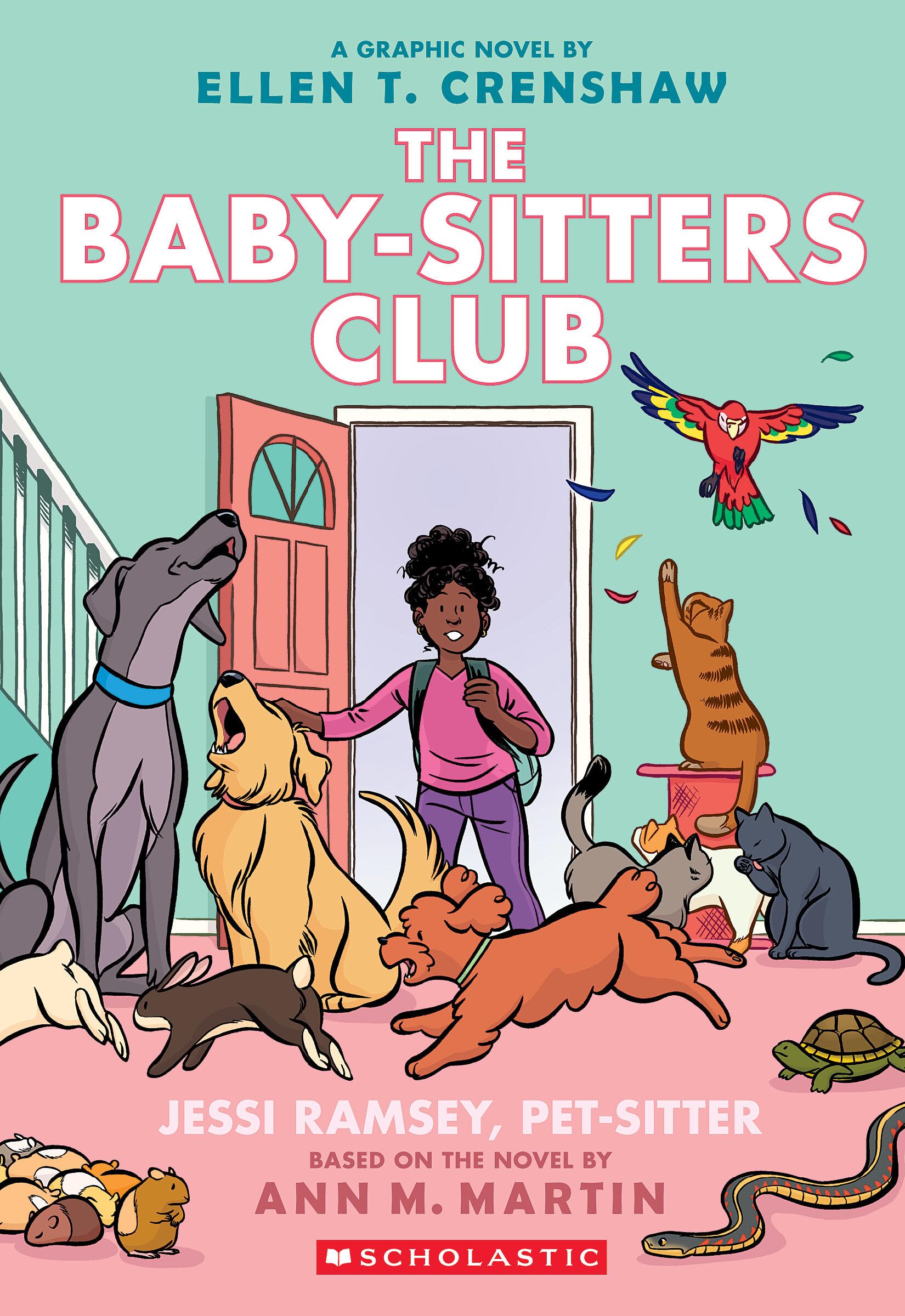 jaquette livre Jessi Ramsey, Pet-sitter: A Graphic Novel (The Baby-sitters Club #18)