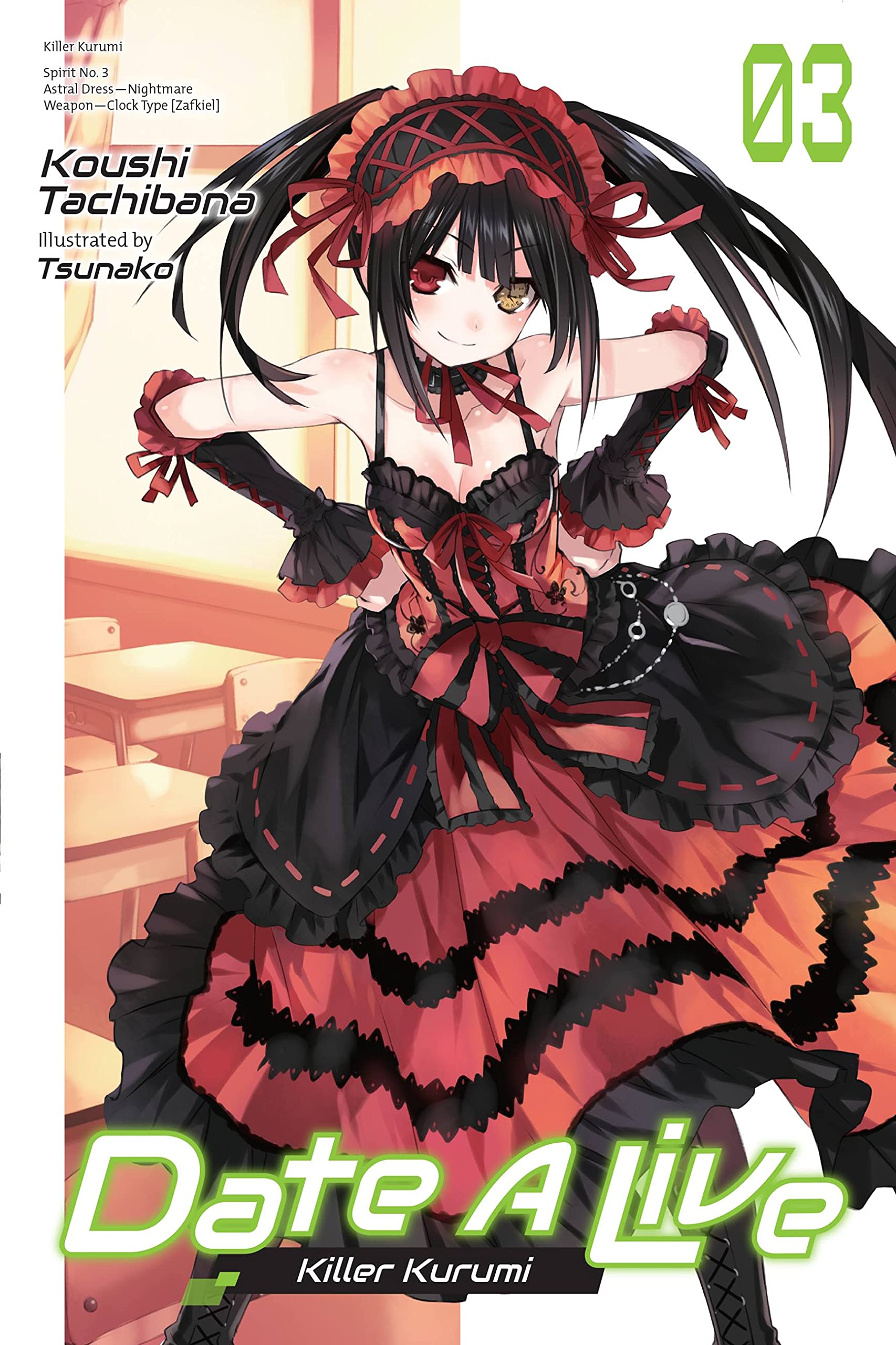 jaquette album Date A Live, Vol. 3 (light novel)