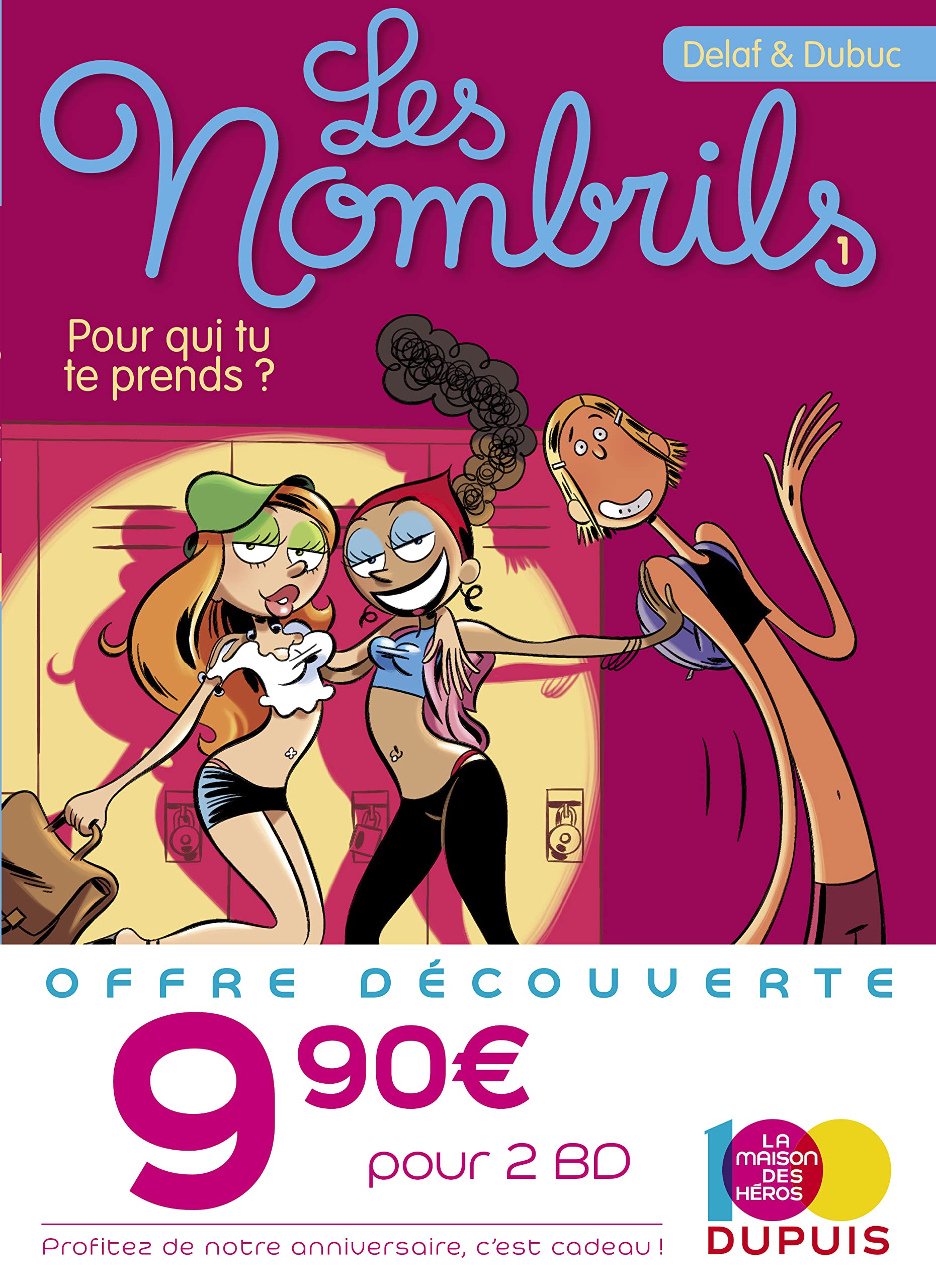 jaquette album Bipack T2 + T1 (offert) Les Nombrils