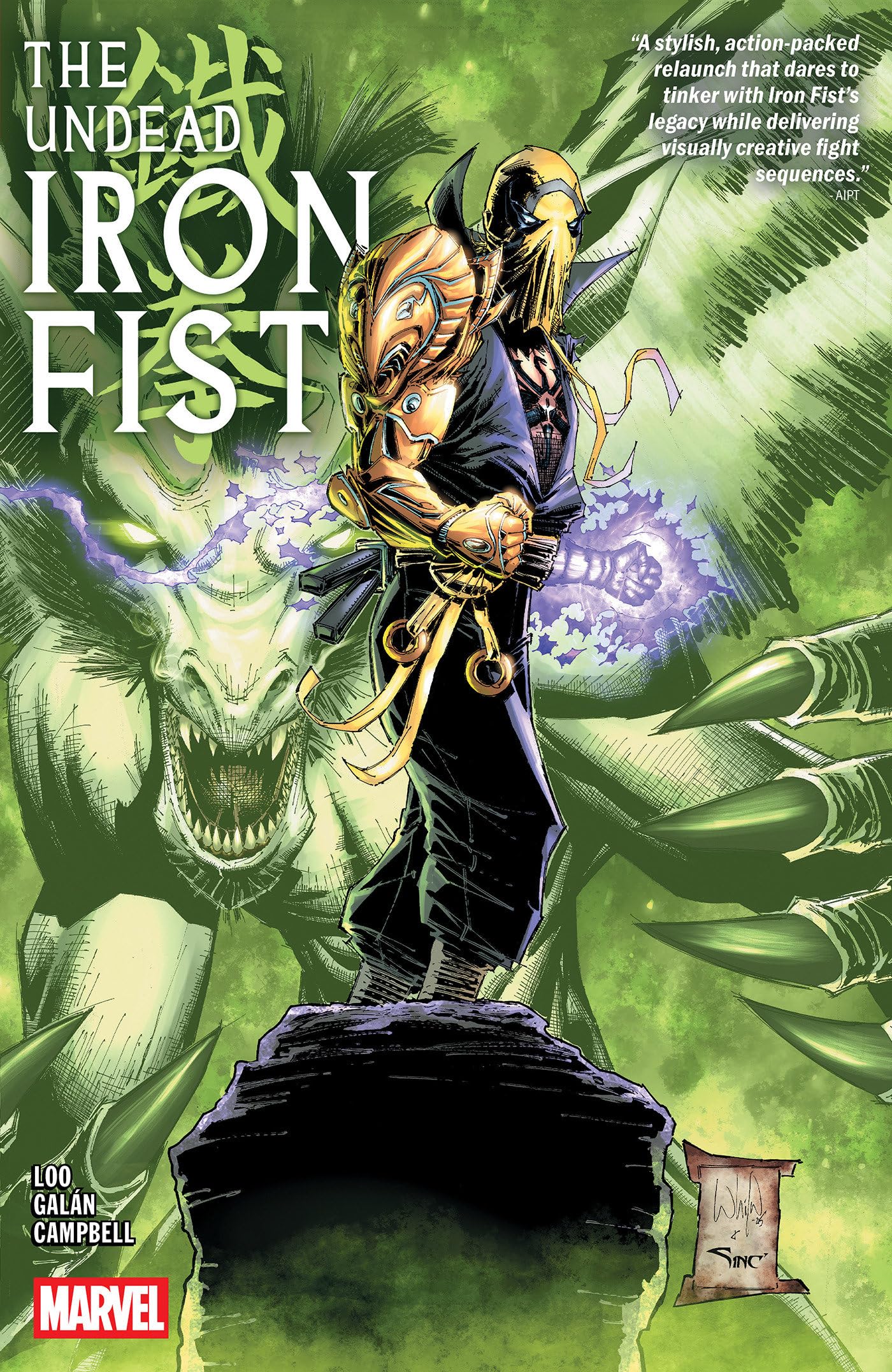 jaquette livre The Undead Iron Fist