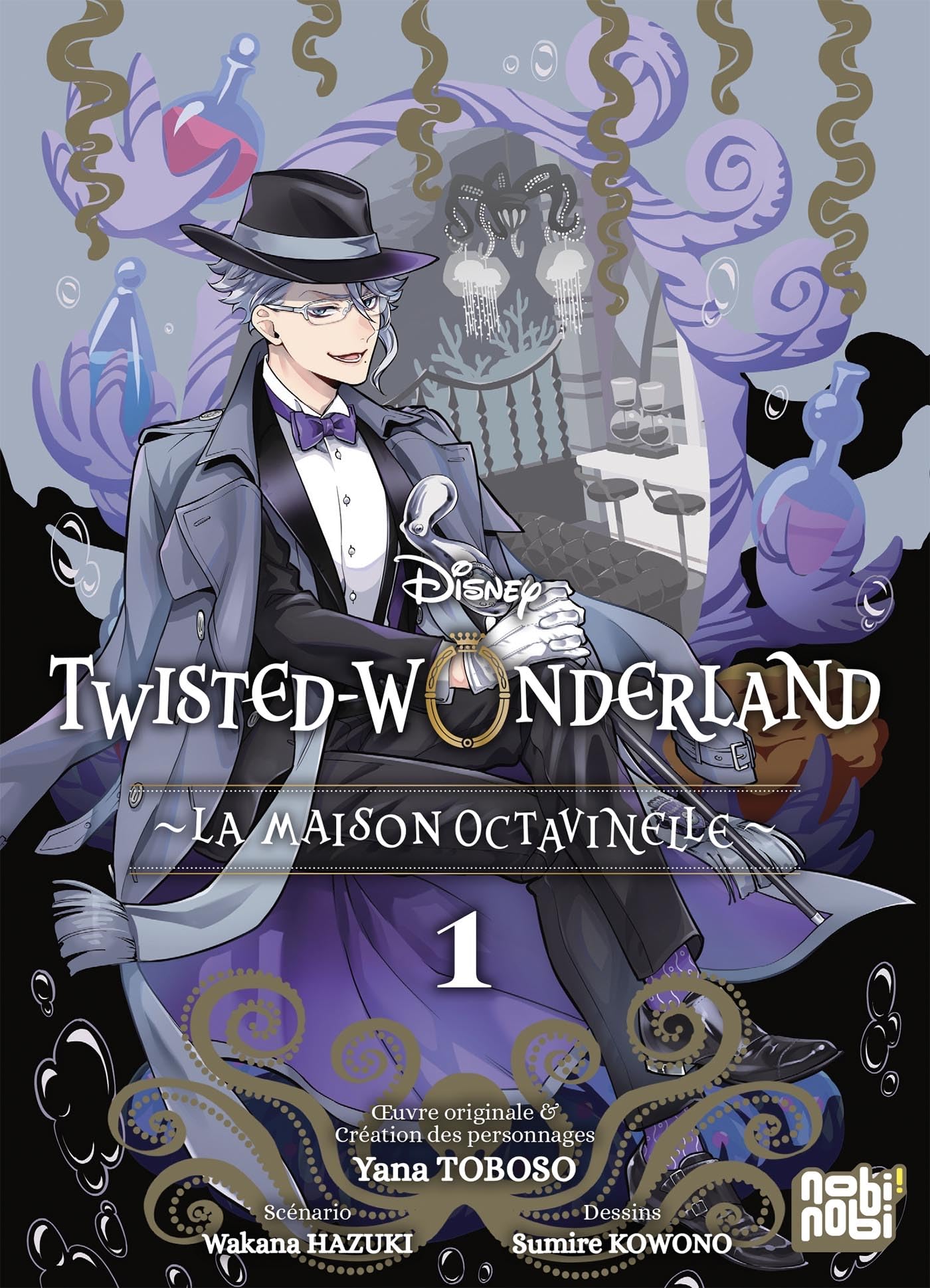 jaquette album Twisted-Wonderland - La Maison Octavinelle T01
