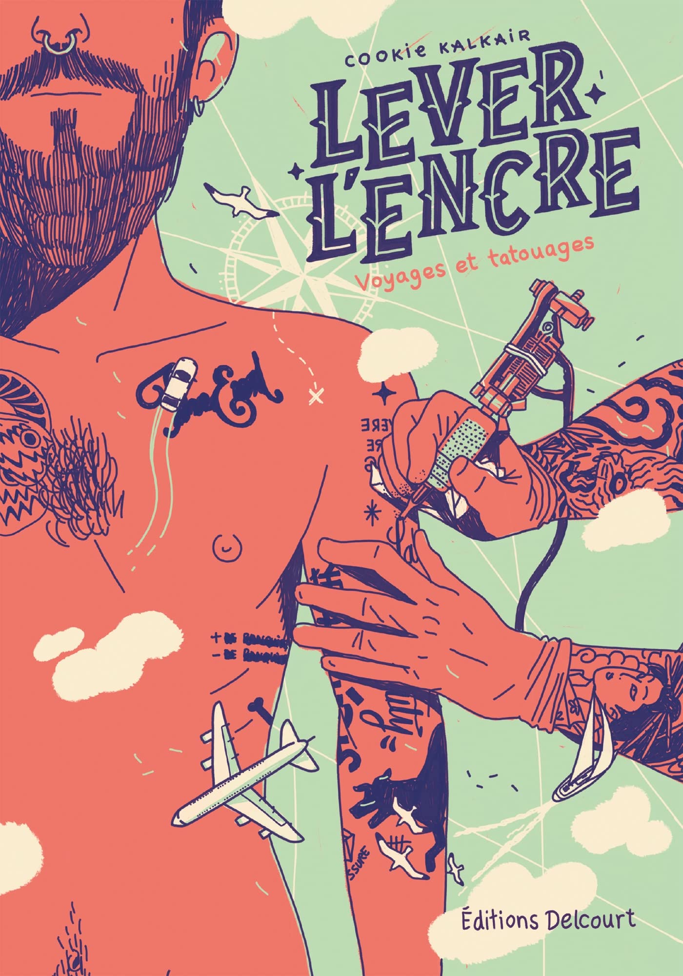 jaquette album Lever l'encre - Carnet de voyages et de tatouages