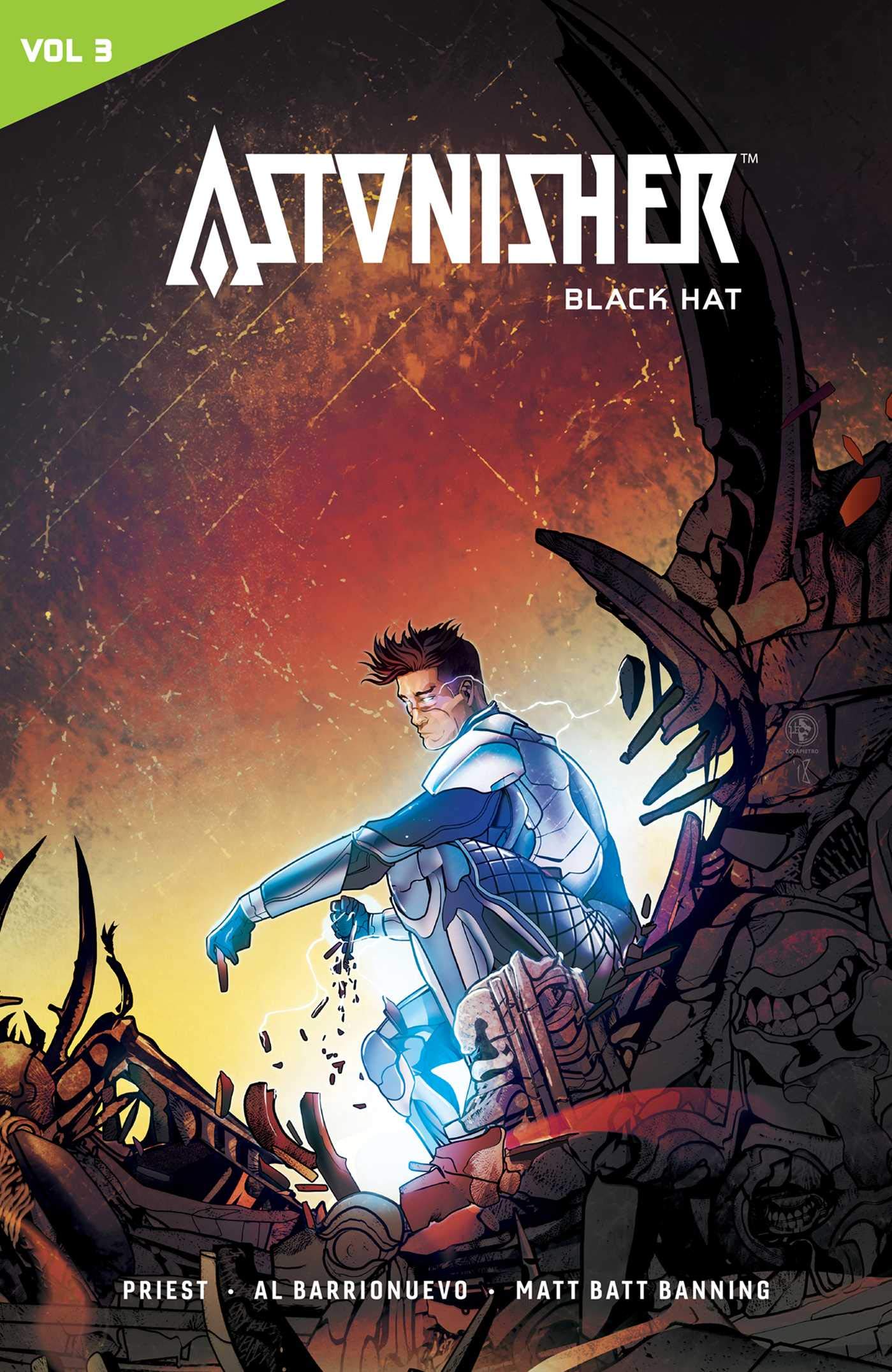 jaquette album Astonisher Vol. 3: Black Hat