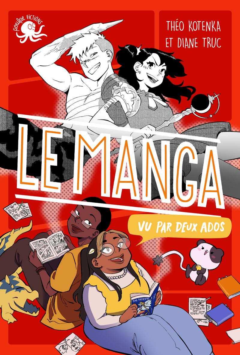 jaquette livre 100 % Vrai Le Manga vu par deux ados Roman documentaire jeunesse histoire art Dès 9 ans