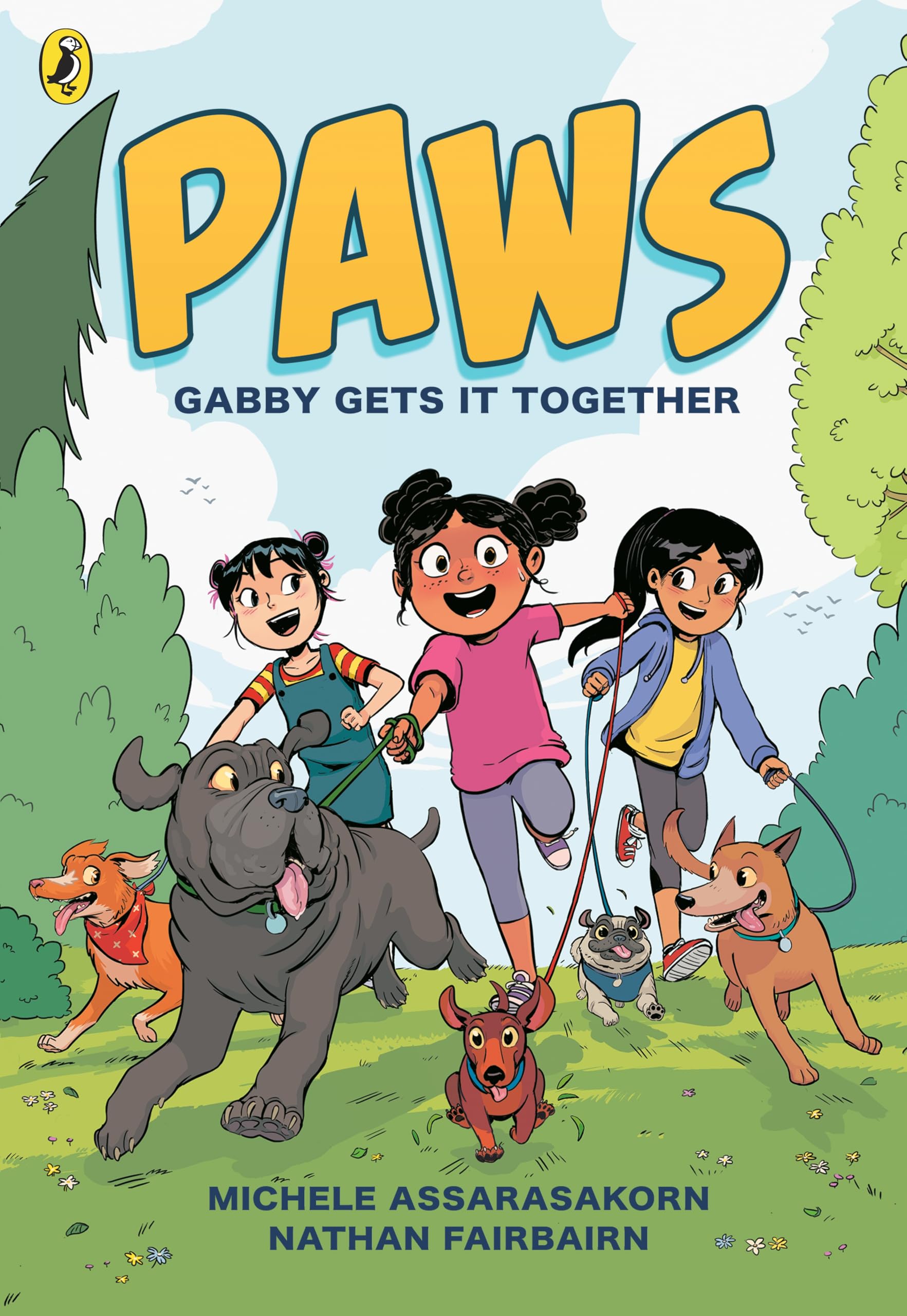 jaquette album PAWS: Gabby Gets it Together: An adorable graphic novel series about friendship and pets perfect for fans of The Baby-Sitters Club