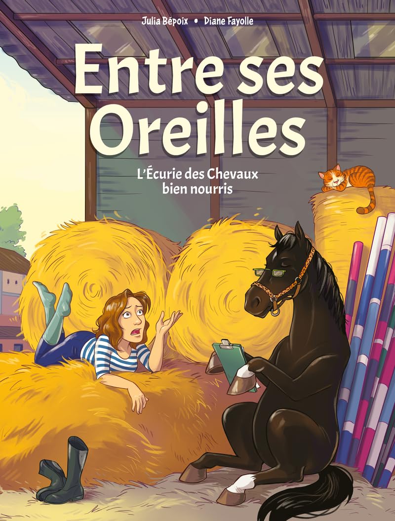 jaquette album Entre ses Oreilles - L'écurie des chevaux bien nourris - Tome 1 (1)