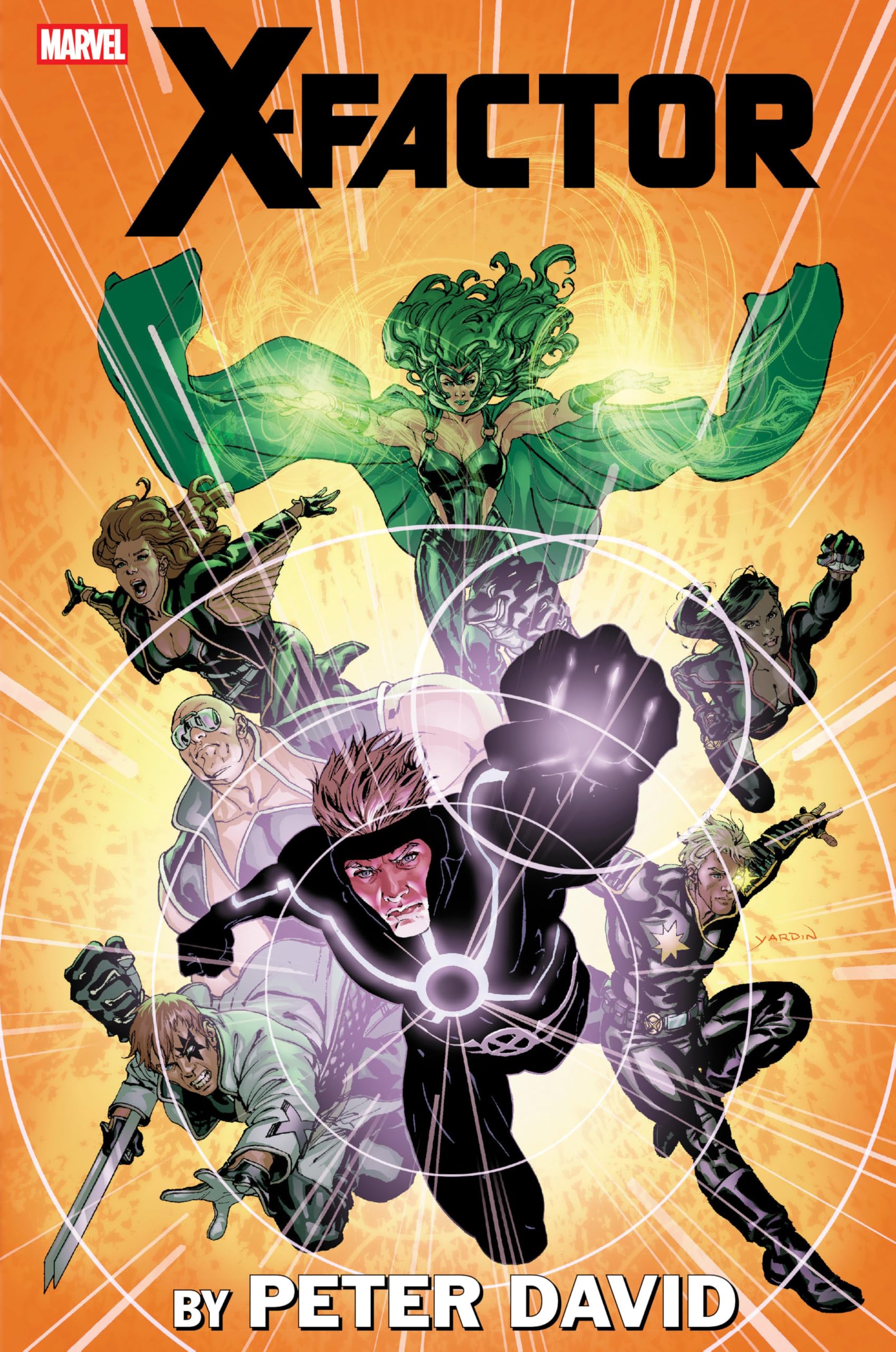 jaquette album X-FACTOR BY PETER DAVID OMNIBUS VOL. 4 DAVID YARDIN COVER