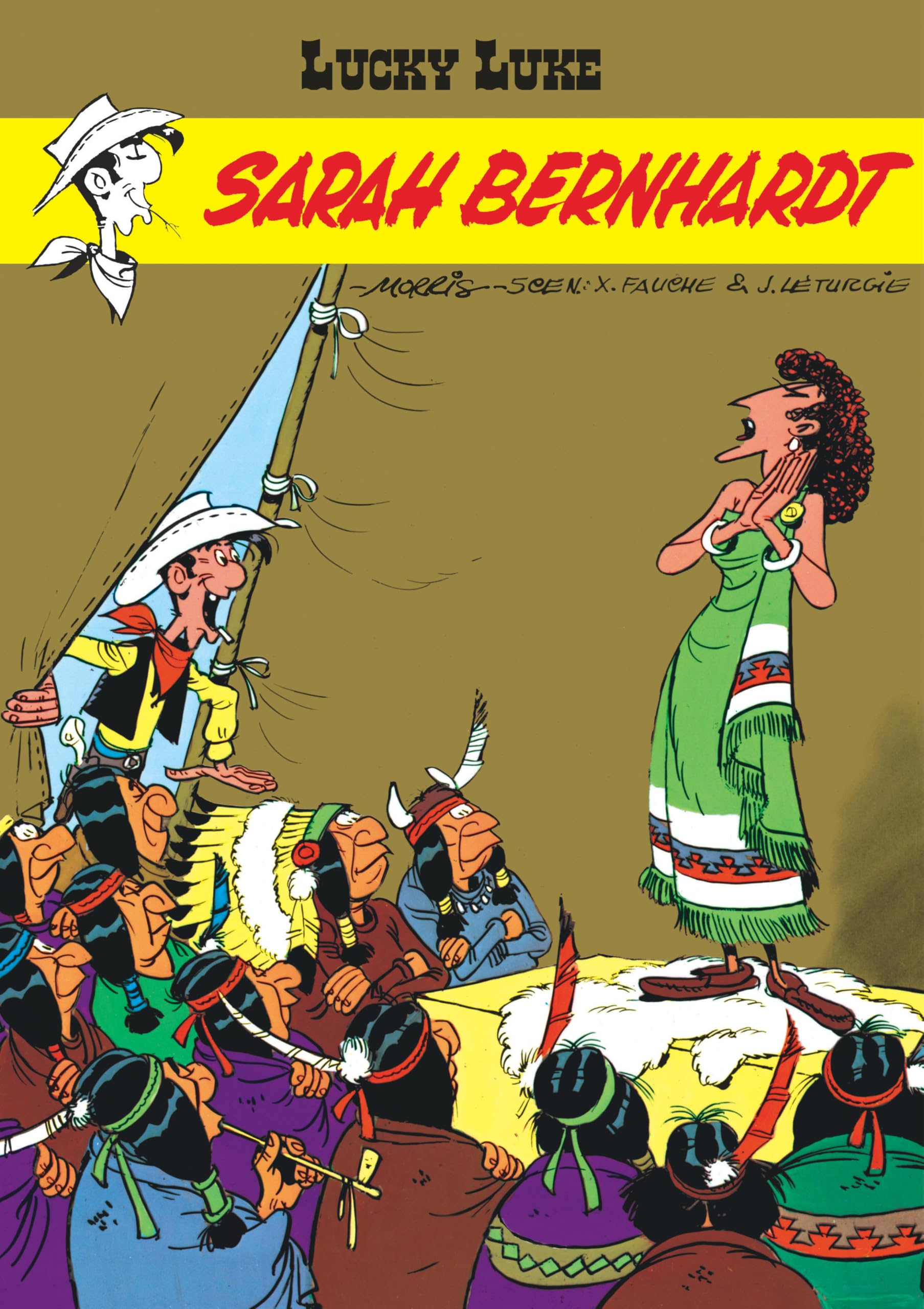 jaquette album Lucky Luke - Tome 19 - Sarah Bernhardt