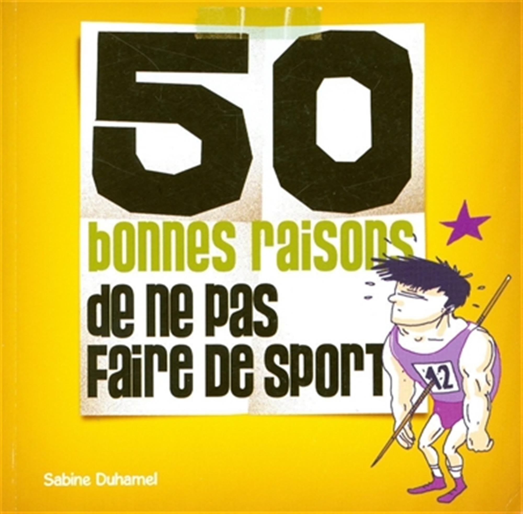 jaquette album 50 bonnes raisons de ne pas faire de sport