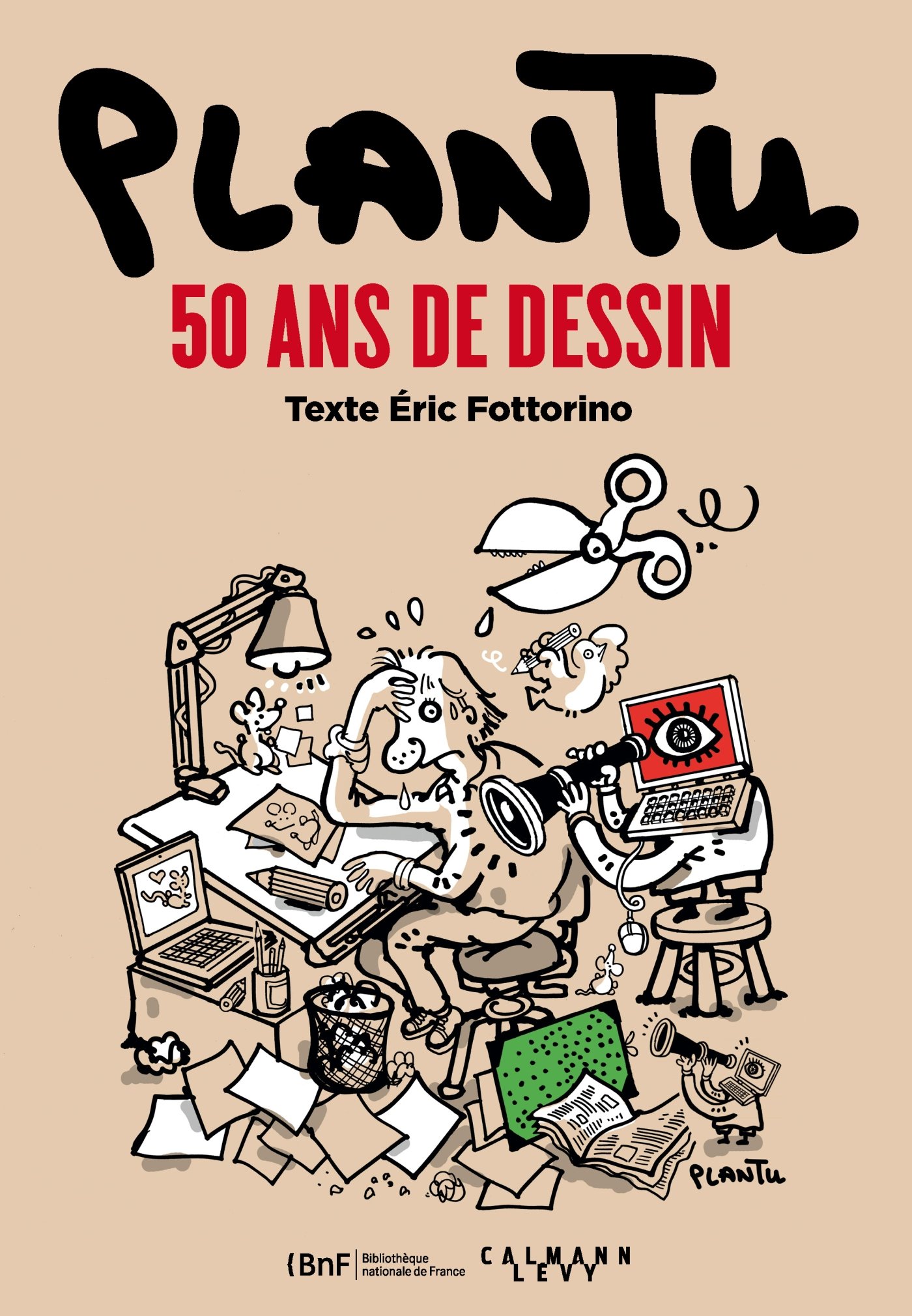 jaquette album Plantu, 50 ans de dessin
