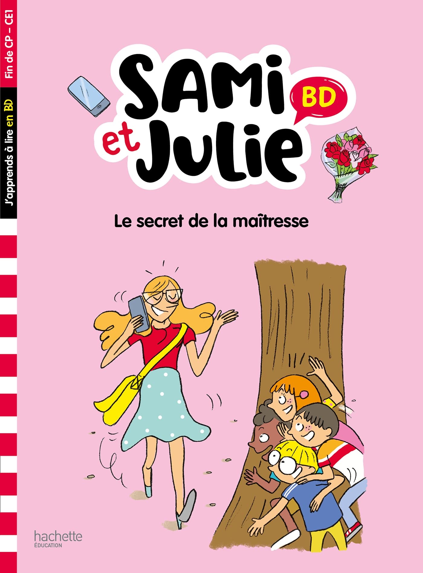 jaquette album Sami et Julie BD Fin de CP-CE1 - Le secret de la maîtresse