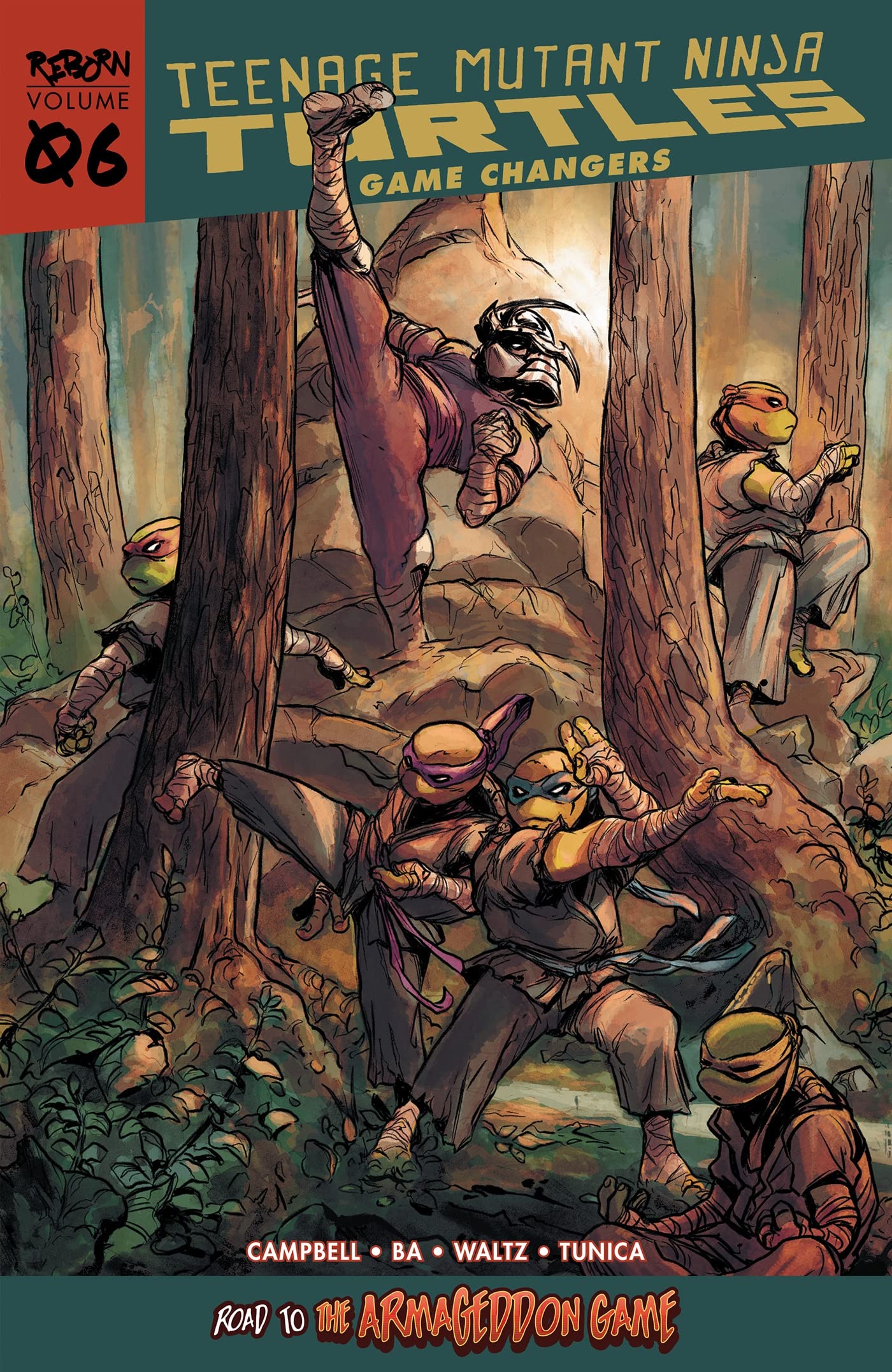 jaquette album Teenage Mutant Ninja Turtles: Reborn, Vol. 6 - Game Changers