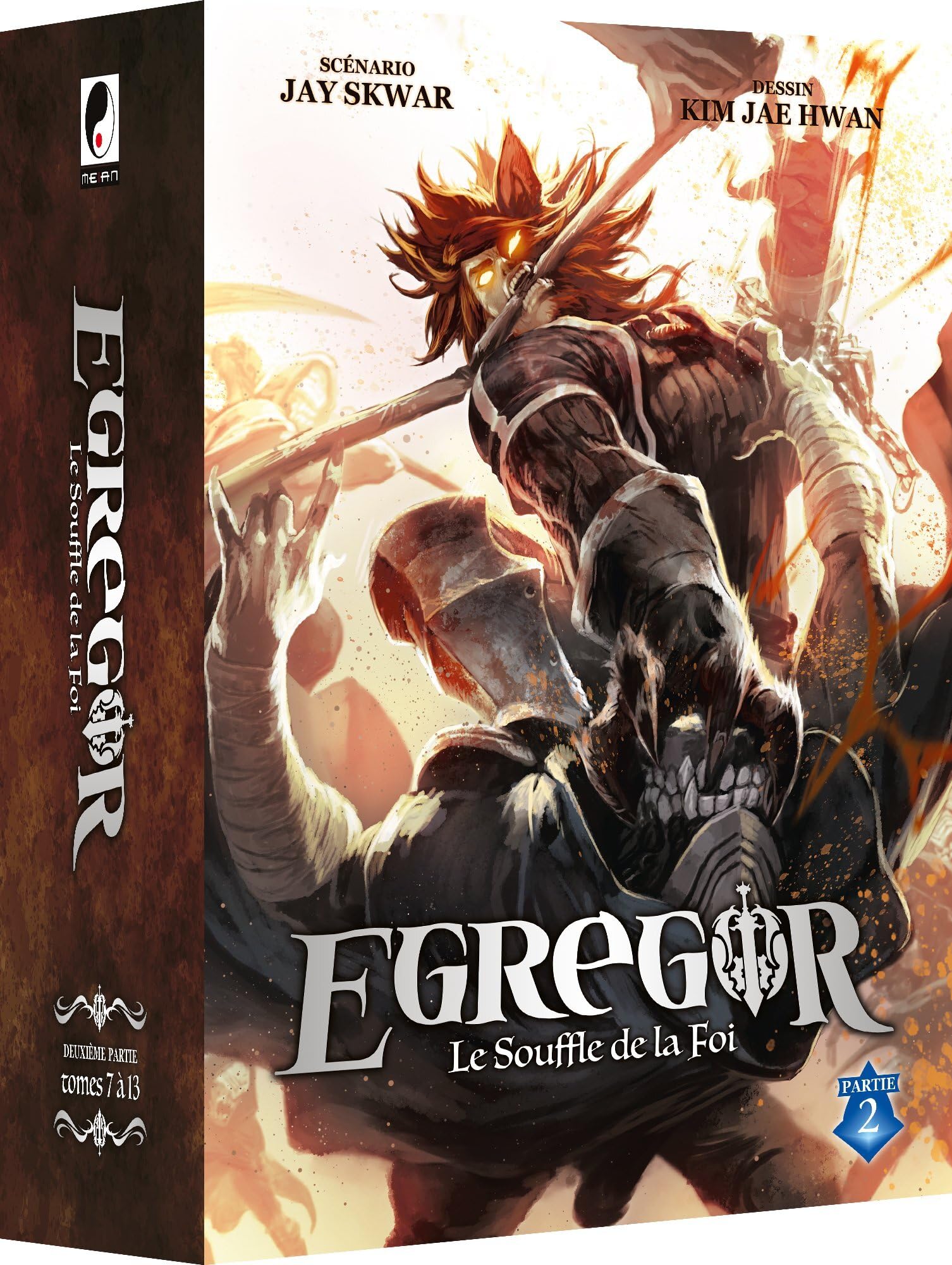 jaquette album Egregor - Partie 2 (Tomes 07 à 13) - Coffret 7 Mangas Collector limité