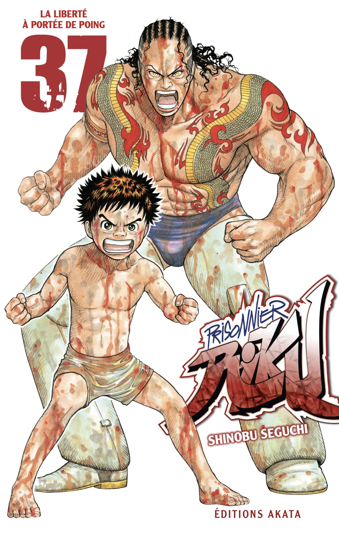 jaquette album Prisonnier Riku - tome 37