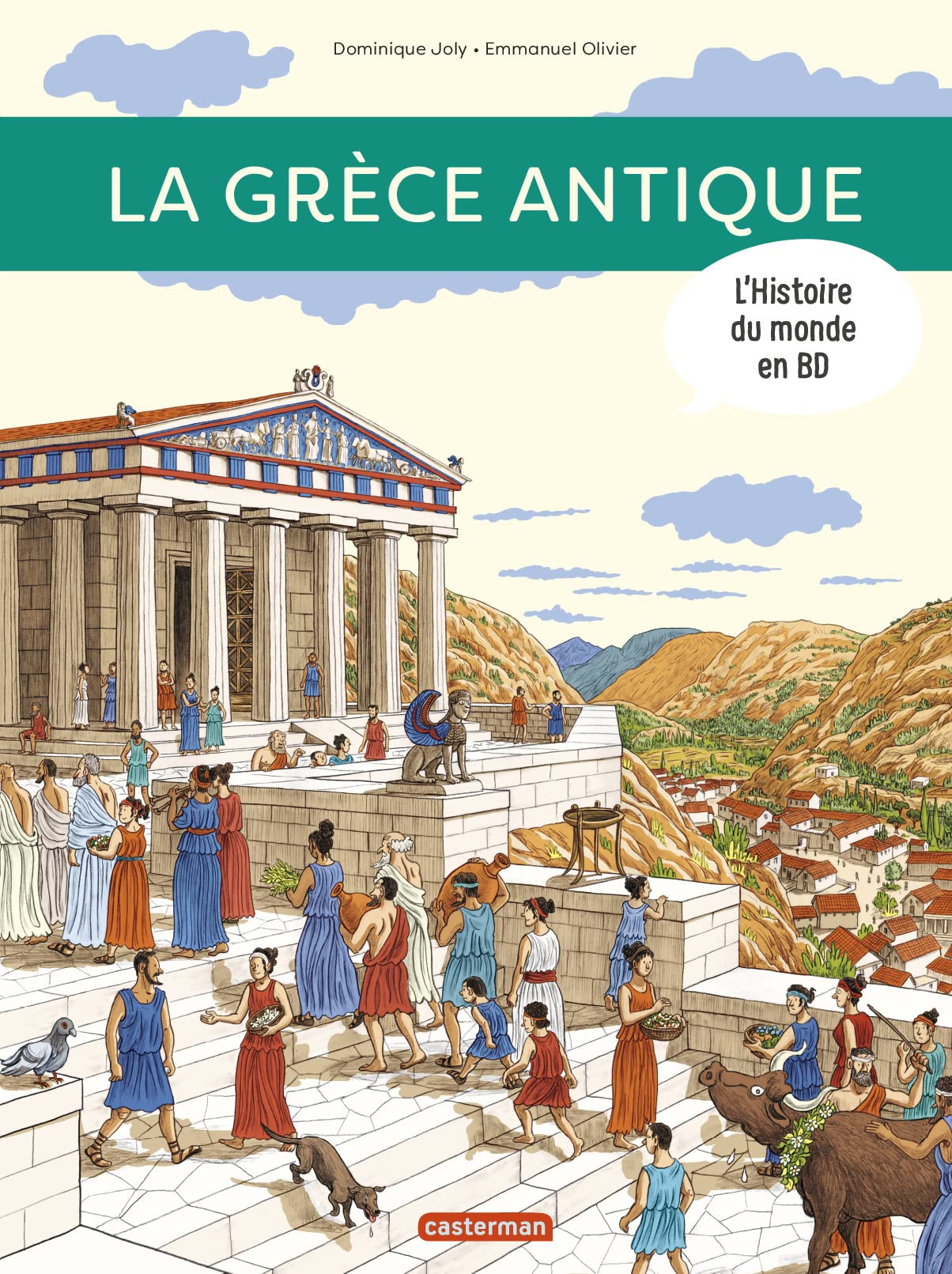 jaquette album L'Histoire du monde en BD - La Grèce antique