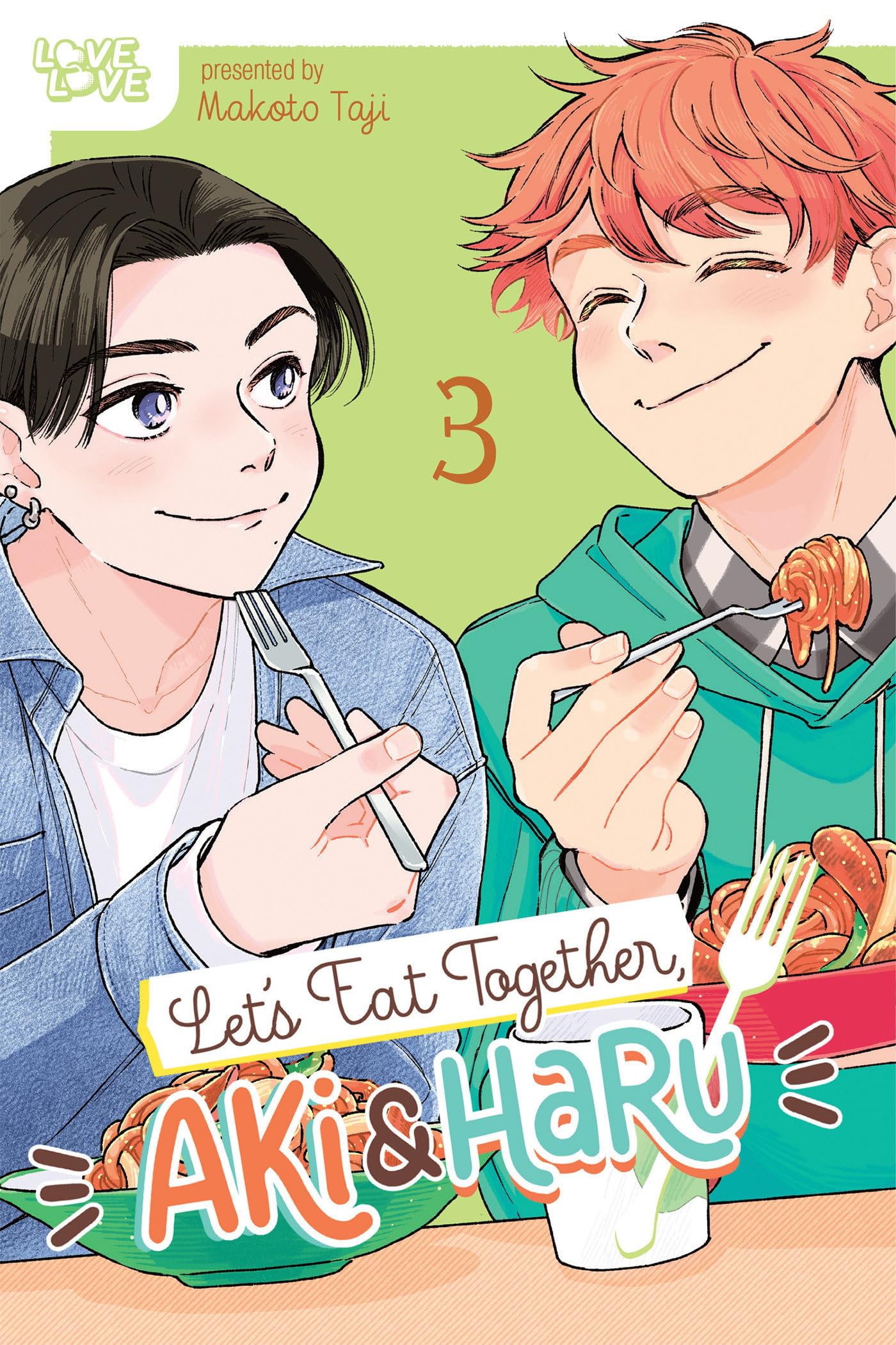 jaquette album Let's Eat Together, Aki and Haru, Volume 3