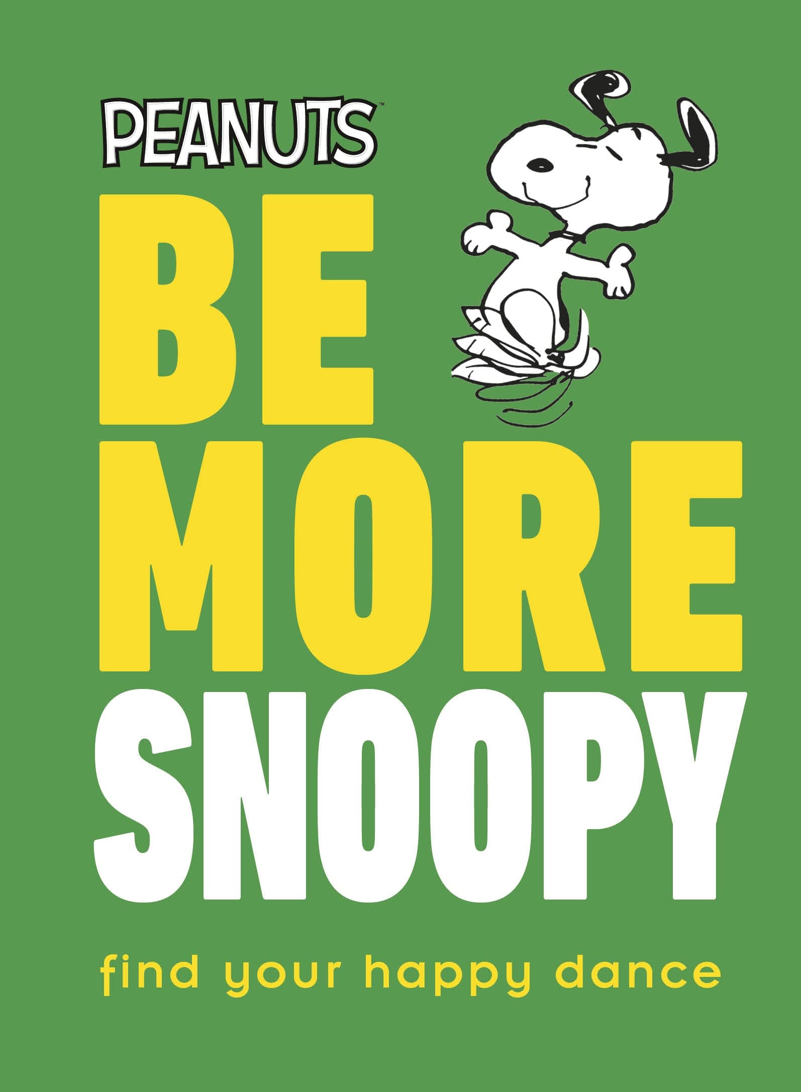 jaquette livre Peanuts Be More Snoopy