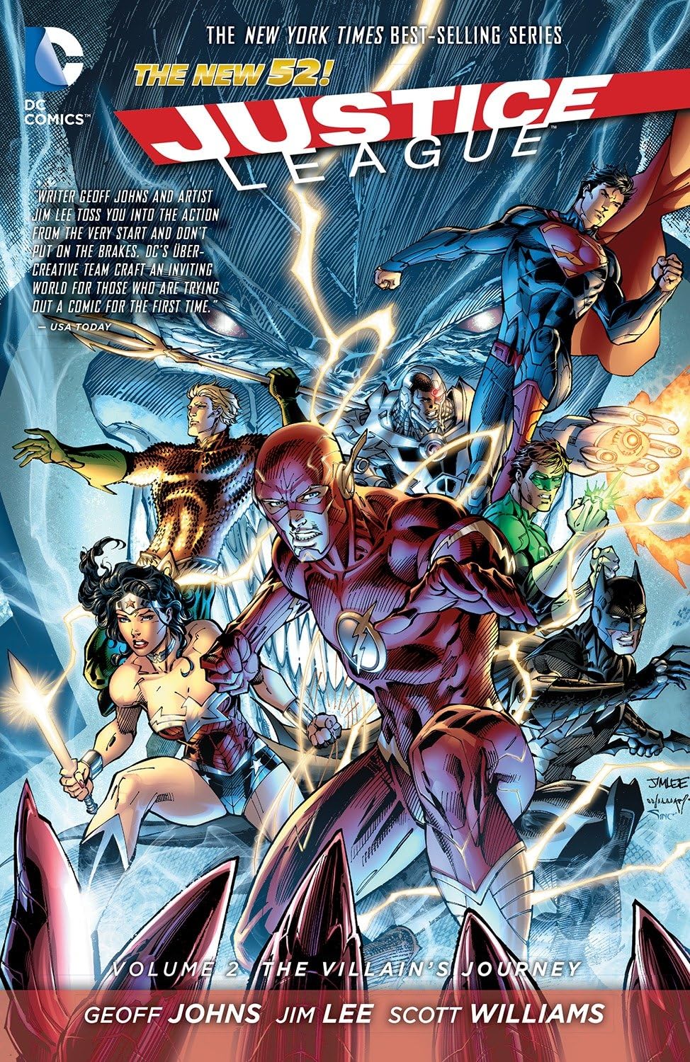 jaquette album Justice League Vol. 2: The Villain's Journey (The New 52).