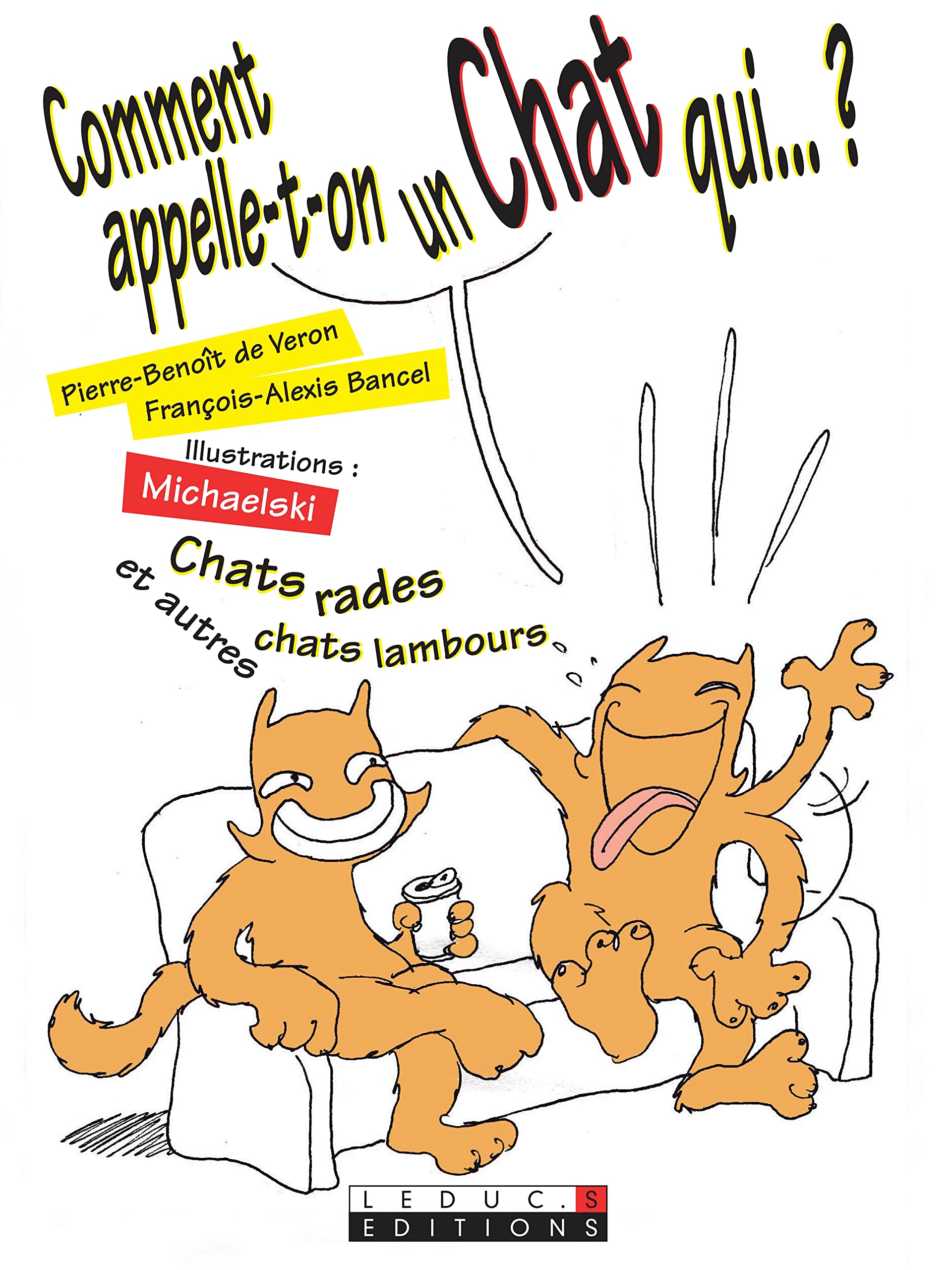 jaquette album Comment appelle-t-on un chat qui...?: Chats rades, et autres chats lambours ...