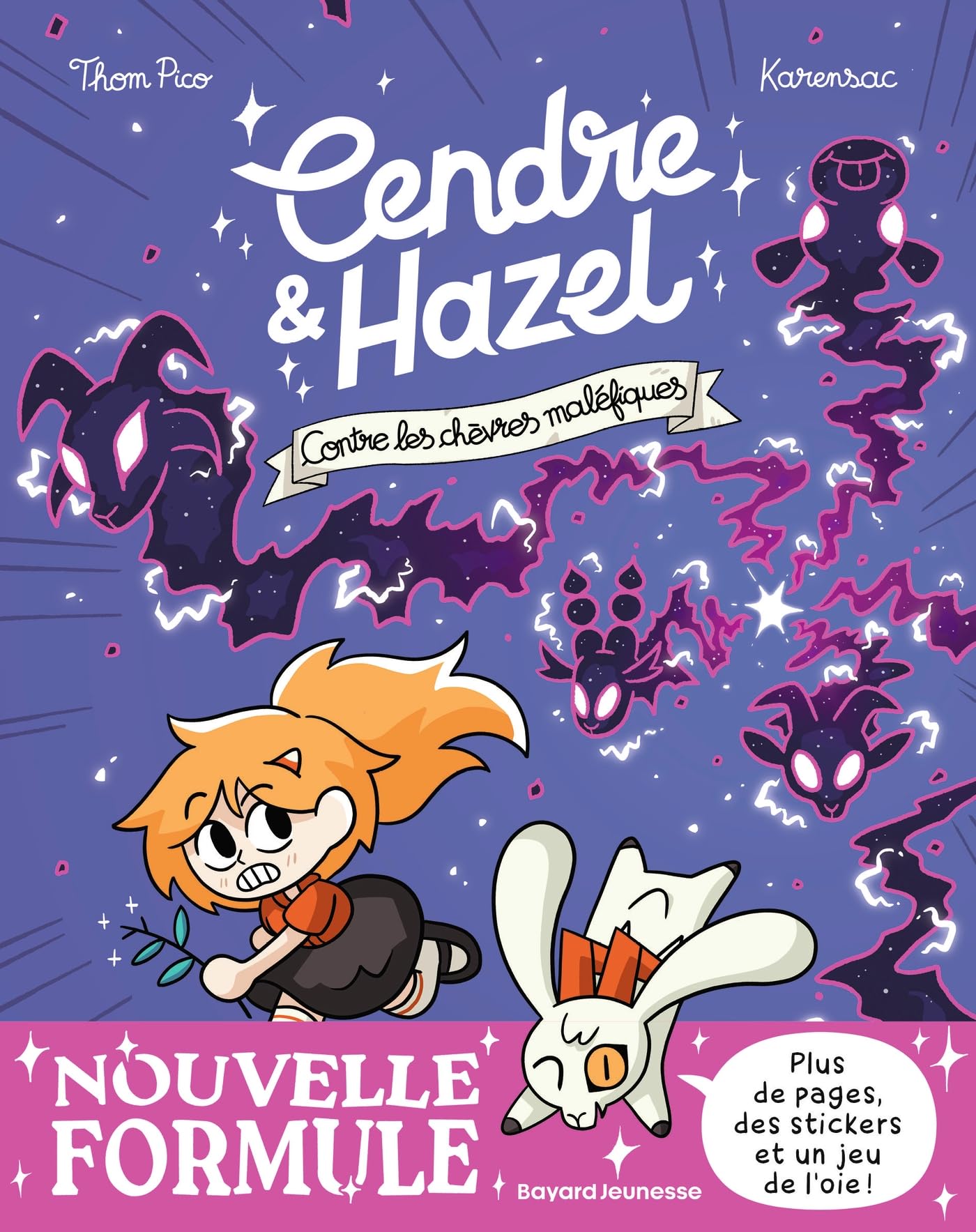 jaquette album Cendre et Hazel, Tome 09: Cendre et Hazel contre les chèvres maléfiques