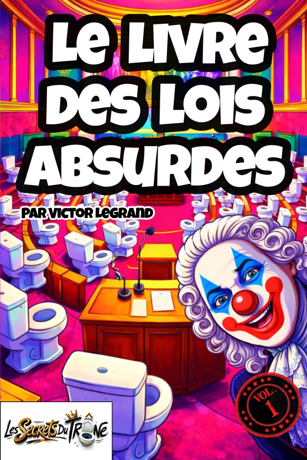 jaquette album LE LIVRE DES LOIS ABSURDES vol 1: Idée cadeau original - humour insolite