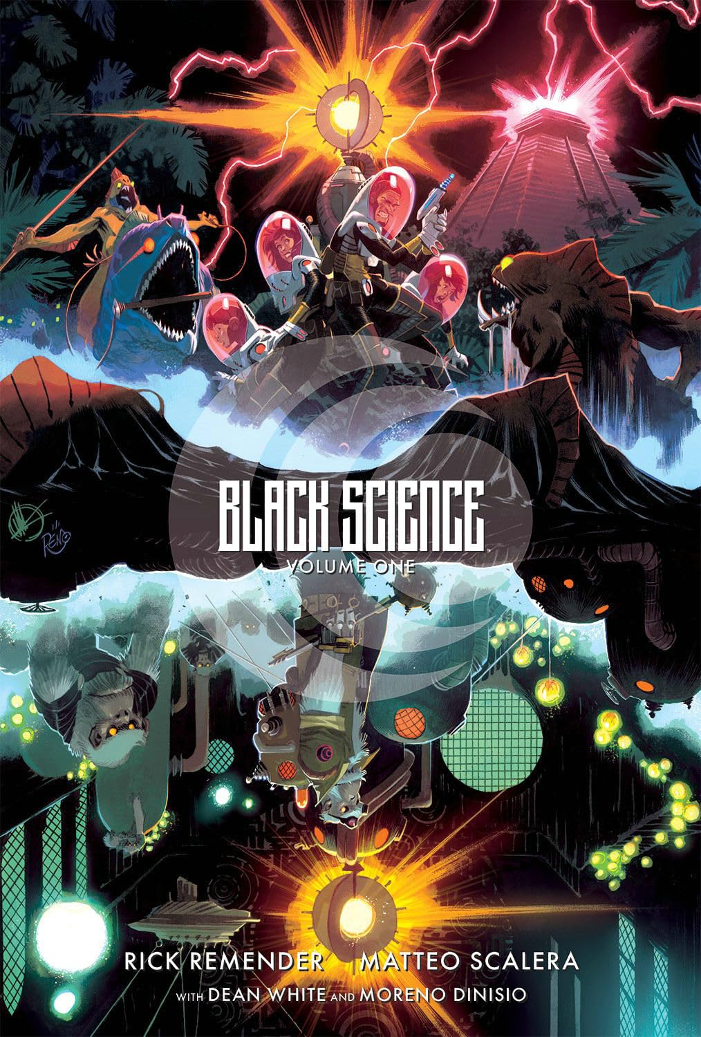 jaquette album Black Science Volume 1: The Beginner's Guide to Entropy 10th Anniversary Deluxe Hardcover