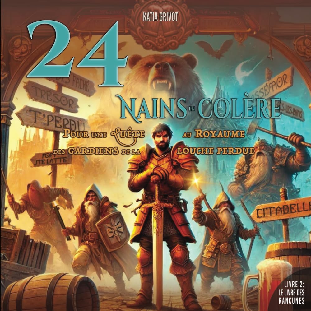 jaquette album 24 Nains en colère au royaume des Gardiens de la Louche Perdue: Livre 2 : le livre des rancunes